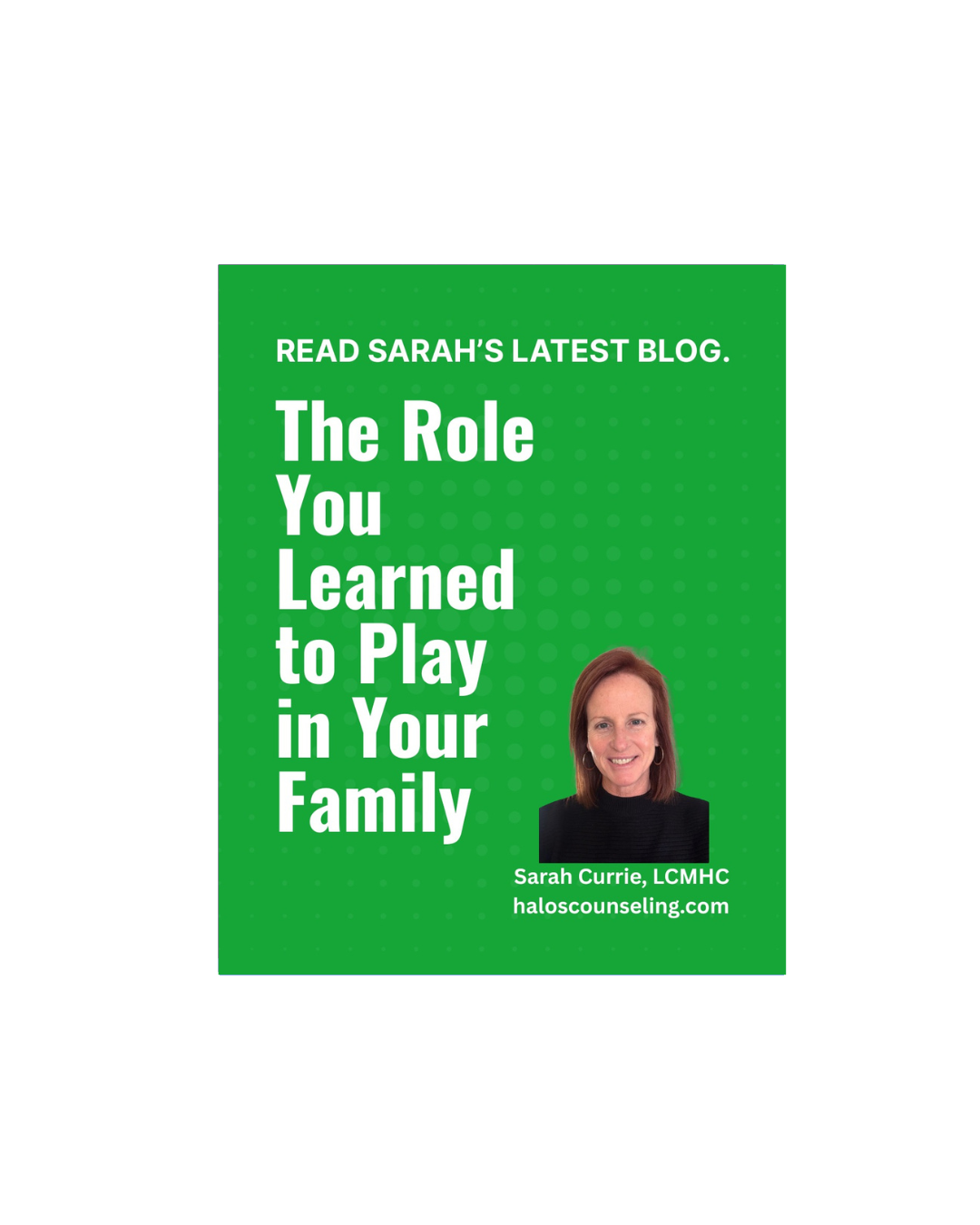 The Role You Learned to Play in Your Family
