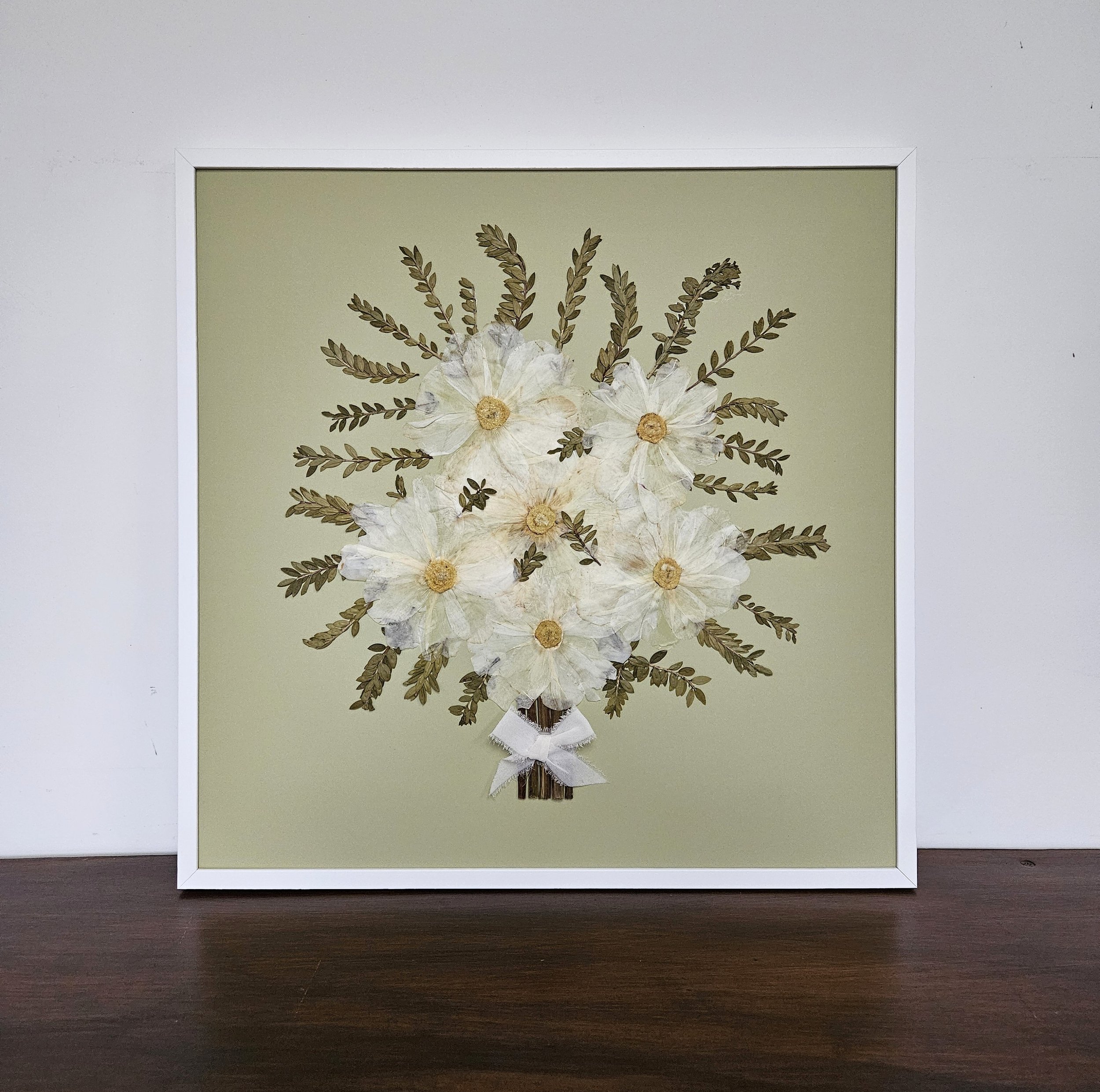 50x50 Bouquet on a Catkin Background