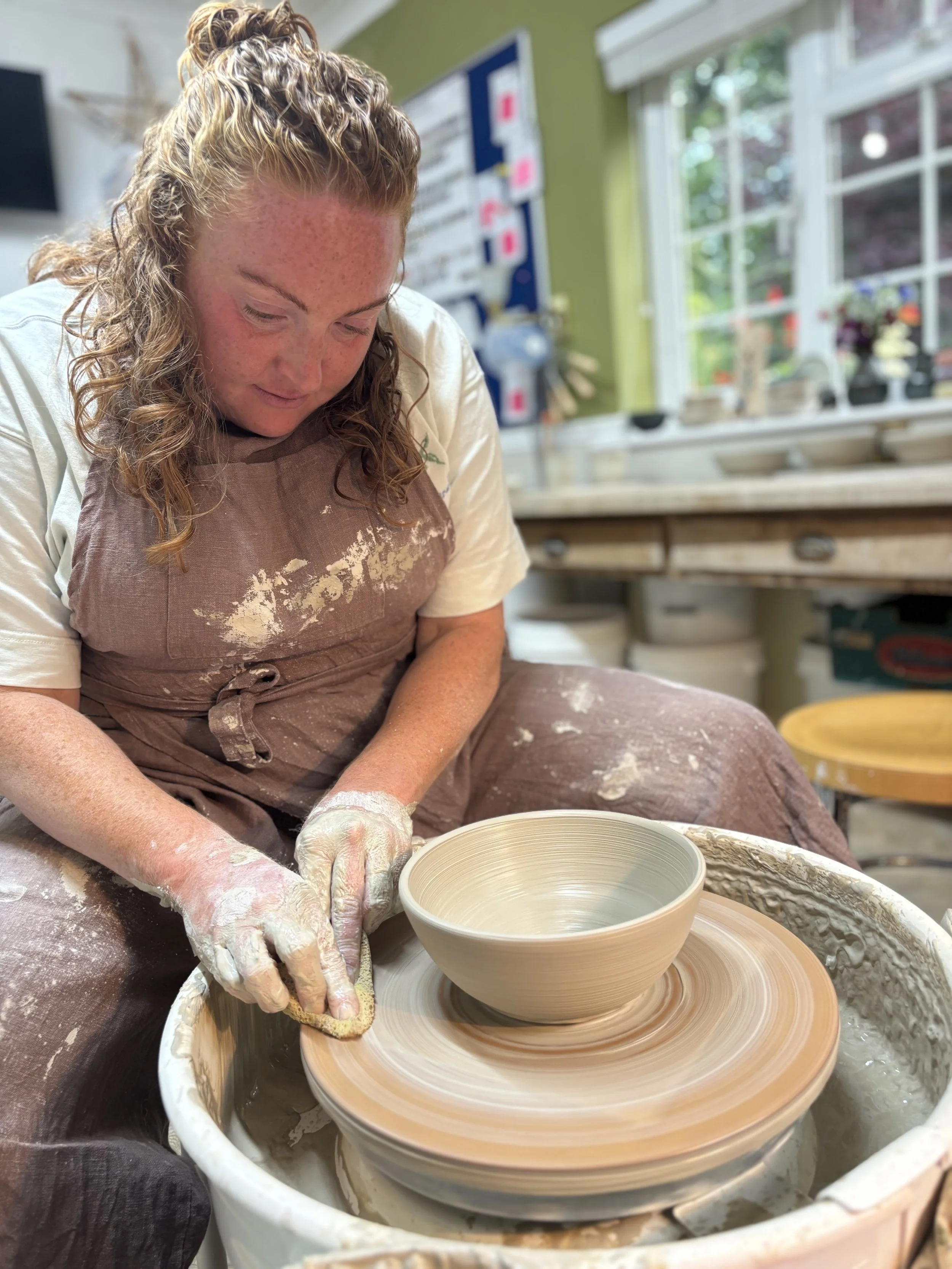 ...& Emily has been challenging herself to throw bigger bowls!