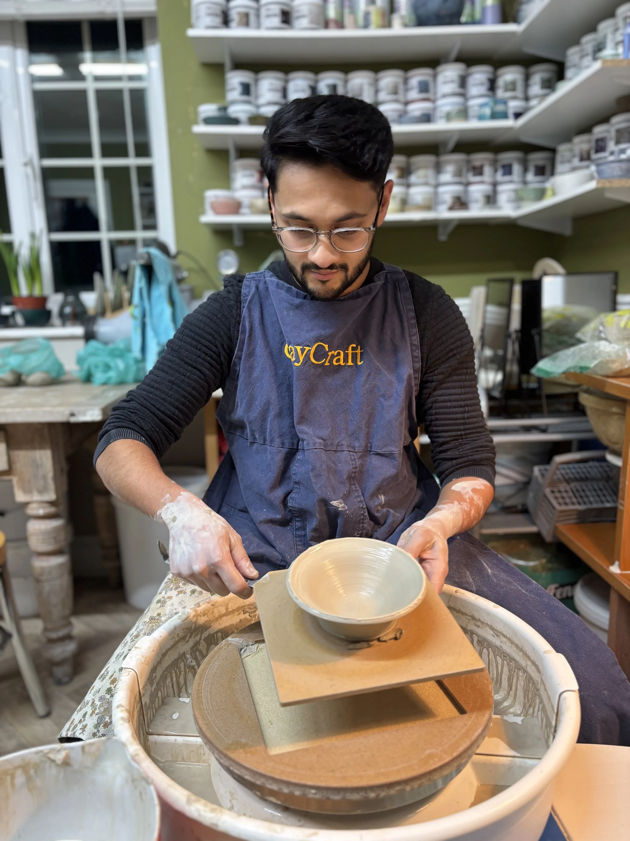   
  ... & Maneet on their 'Throw, Turn & Glaze Experience'!  
 