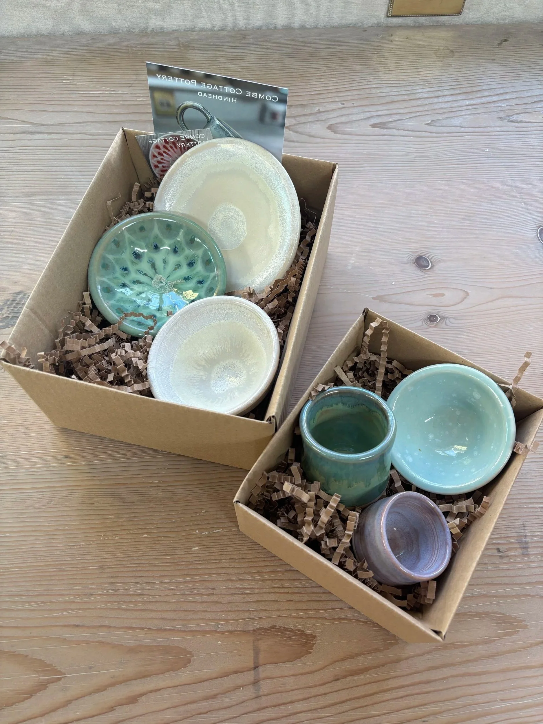   
 Alana & Macie's beautiful pieces after returning to glaze... 
 