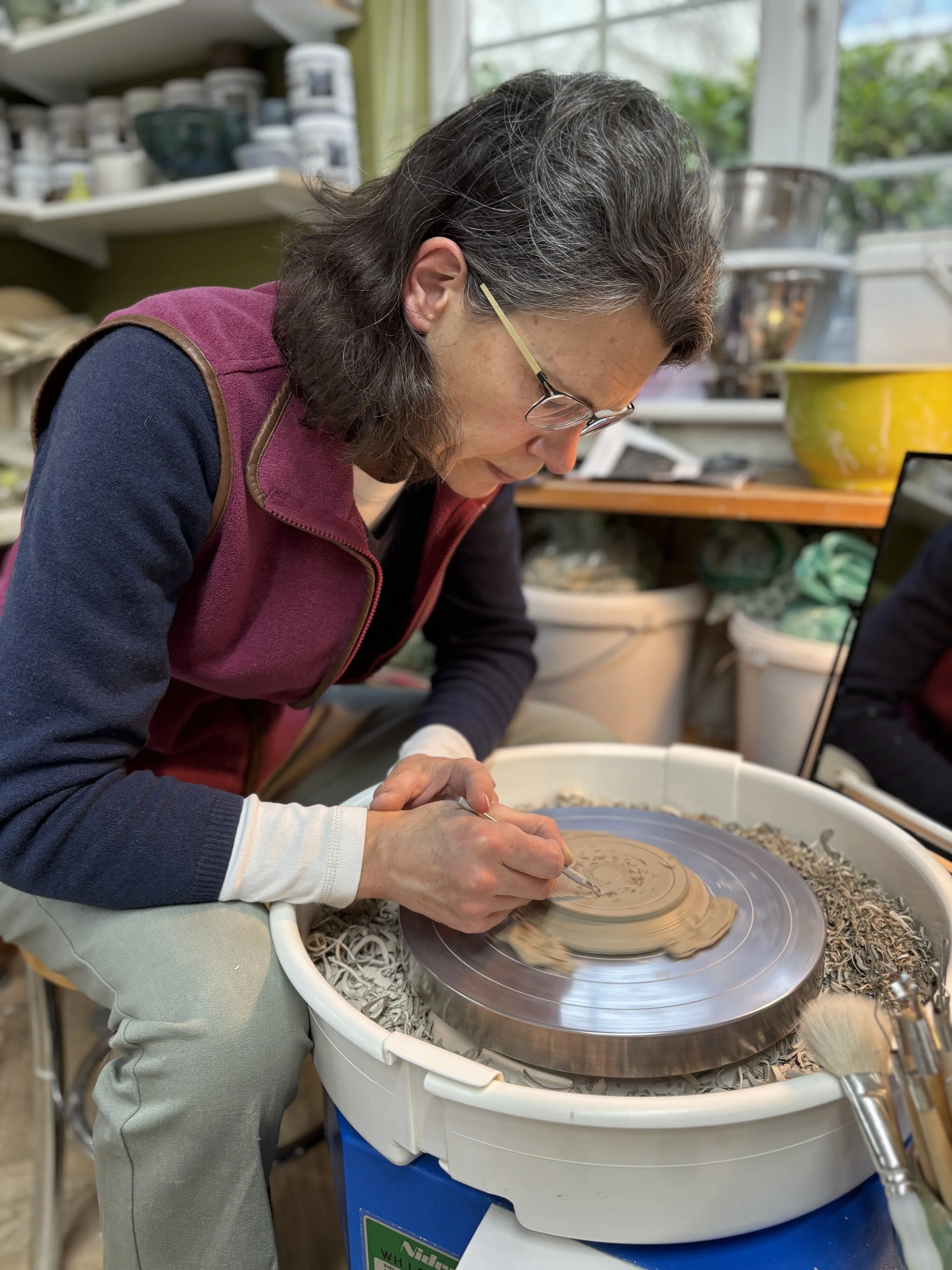   
 Final trimming session for Elly ...  
 