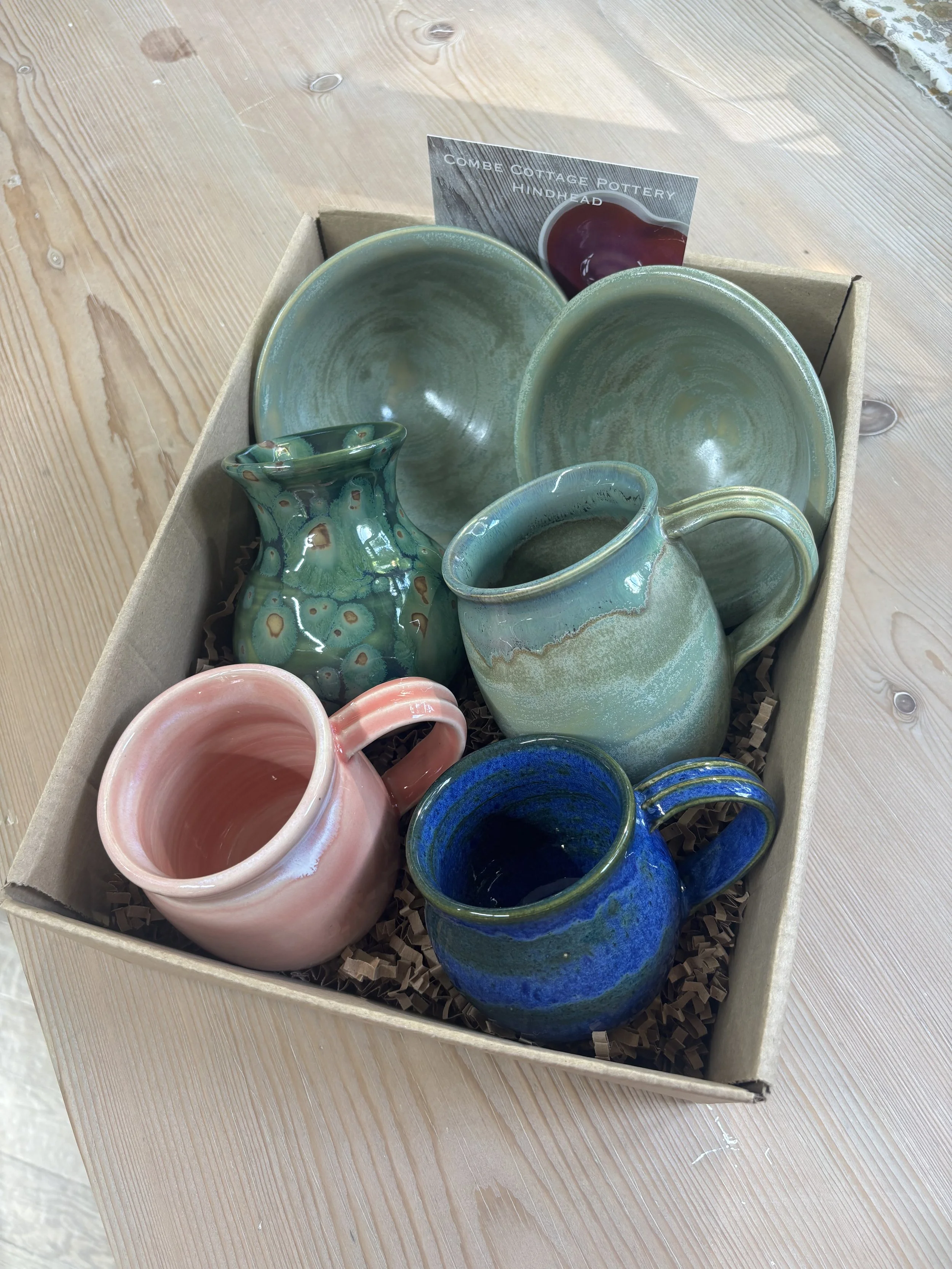   
 Lizzie's beautiful pieces at the end of her second 5 week course! 
 