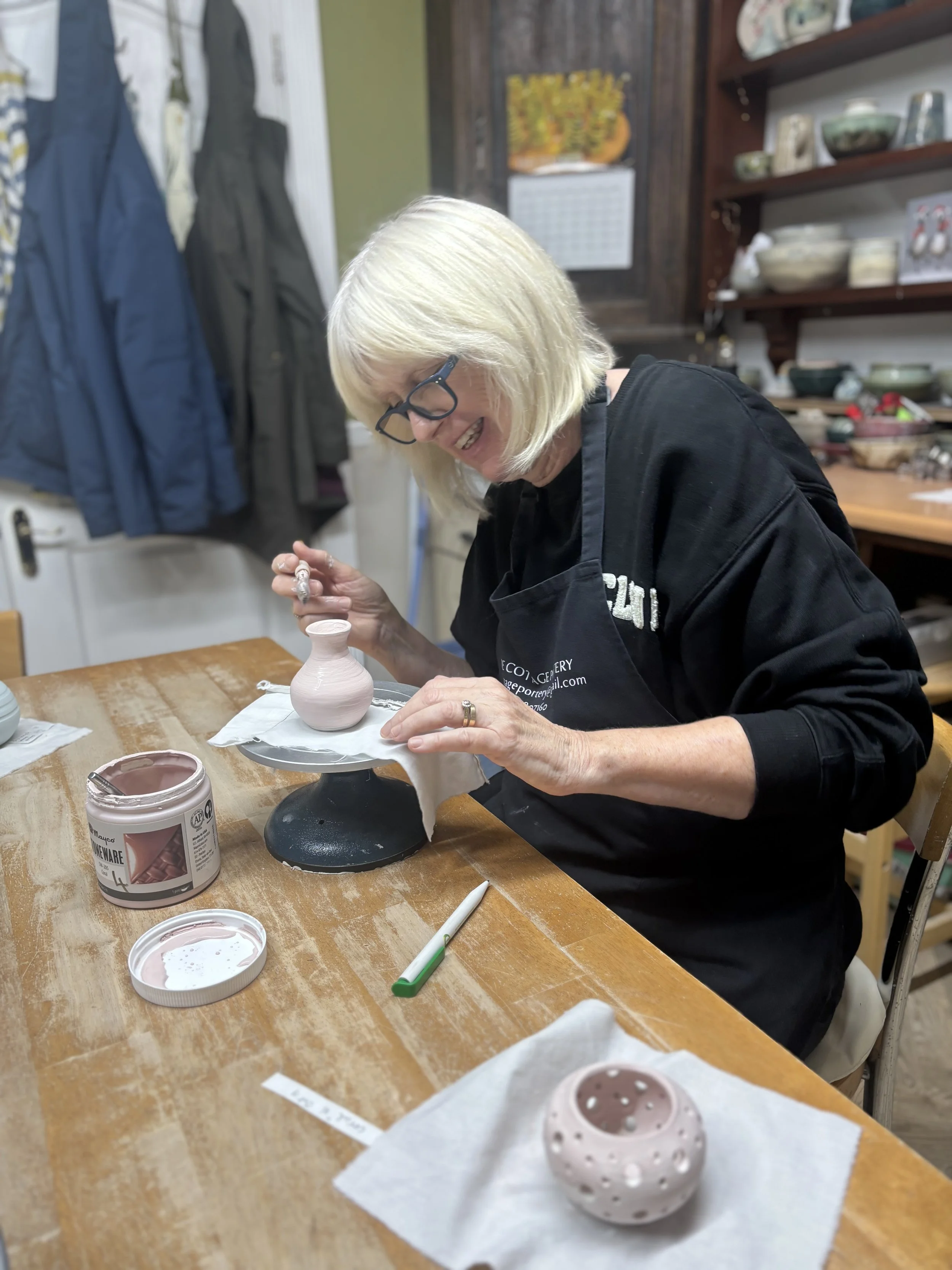   
 ...& Jackie at the end of their latest course! 
 