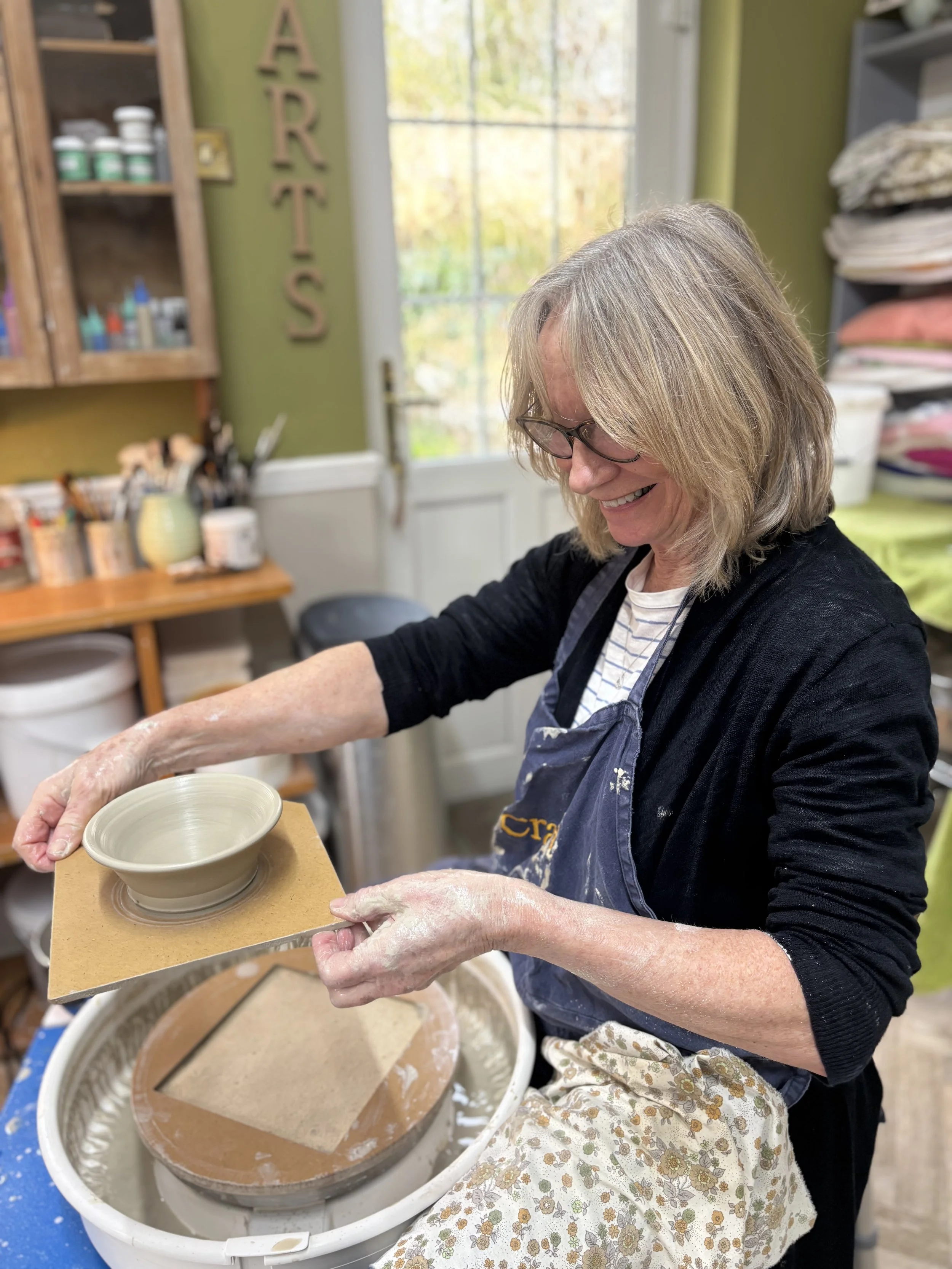   
 Lovely morning spent with Kim ... 
 