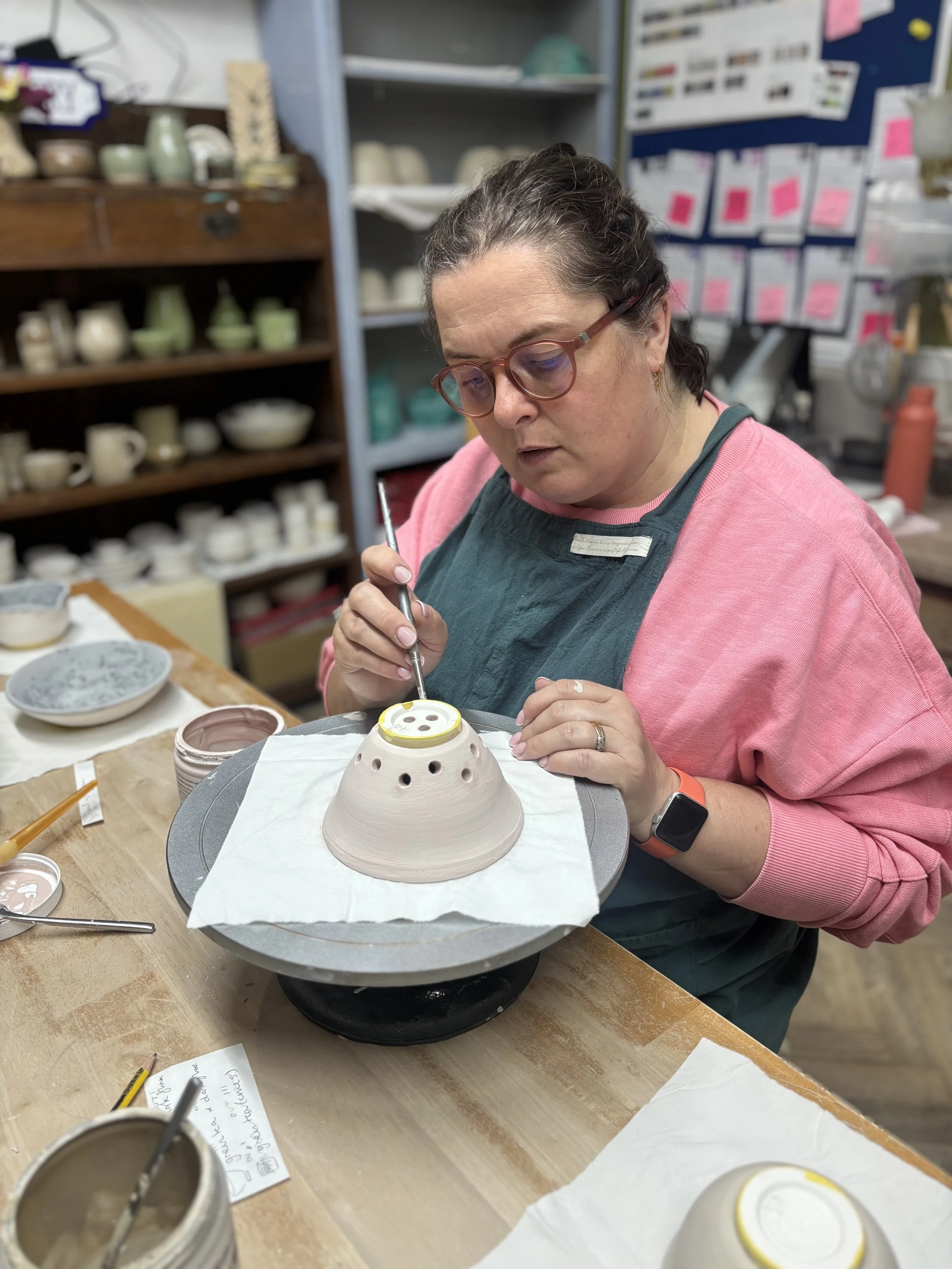   
 Glazing week for Emma ... 
 