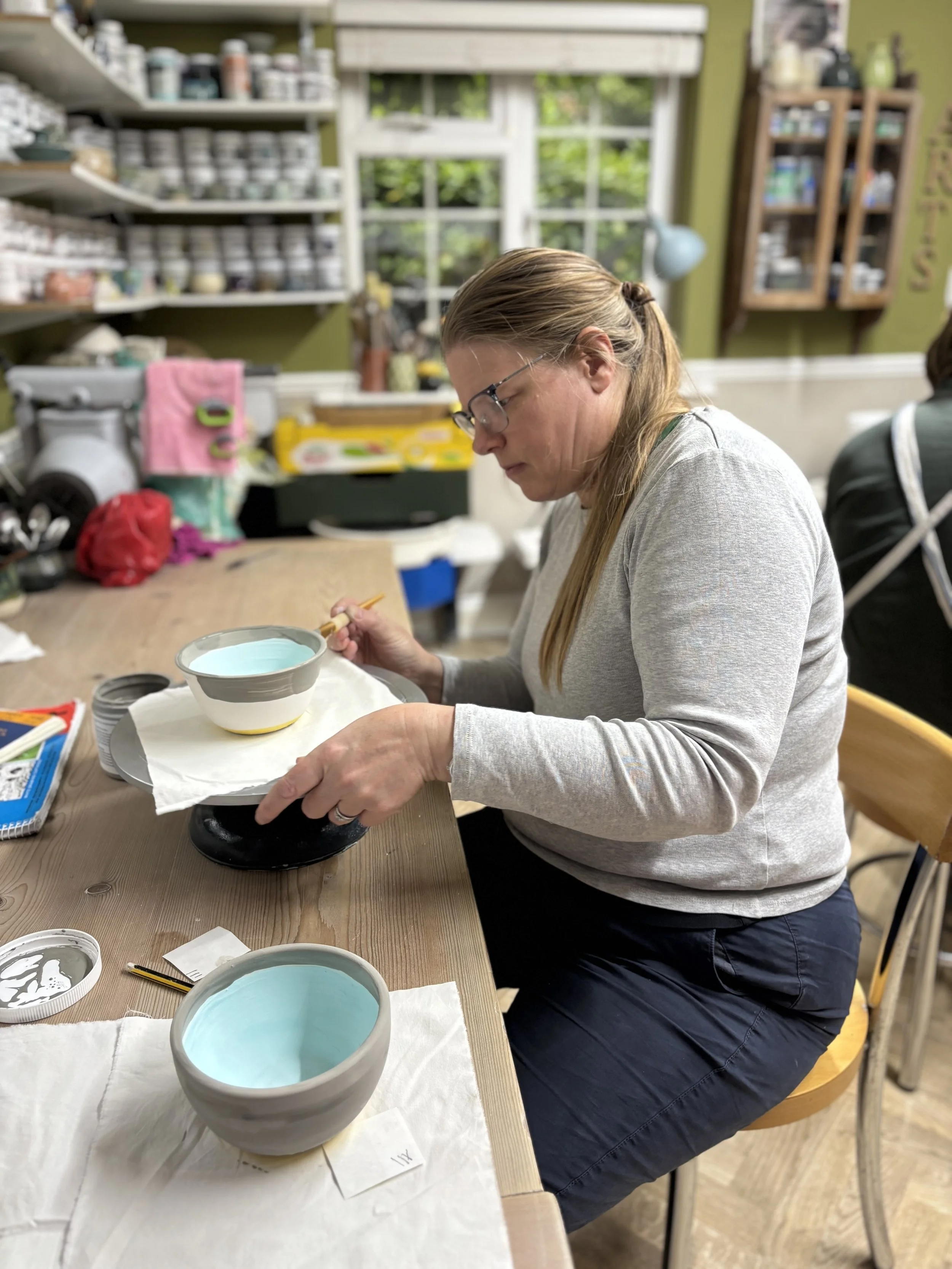   
  Kasia has returned to glaze ... 
 