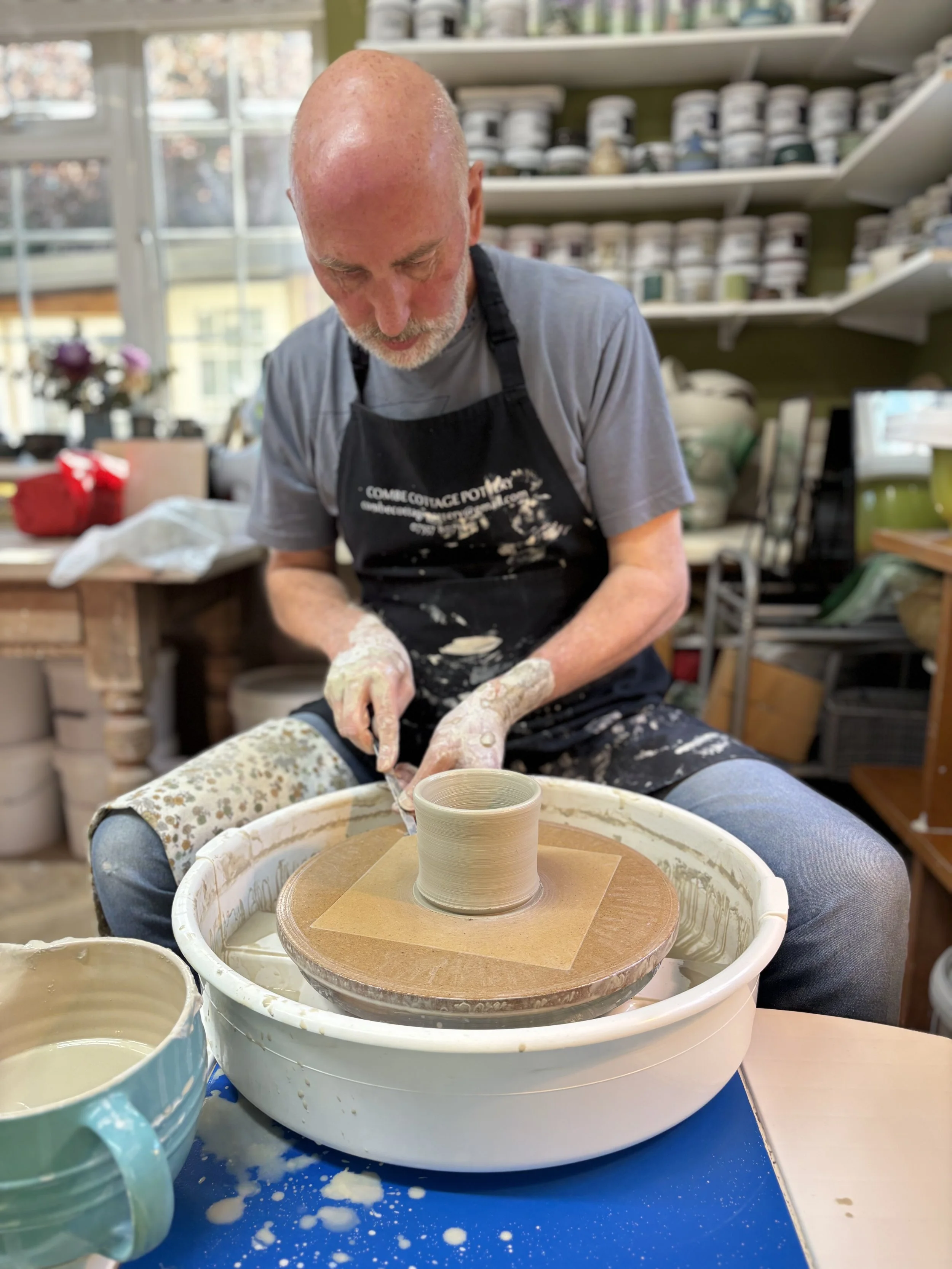   
 Super afternoon of throwing for Jim ... 
 