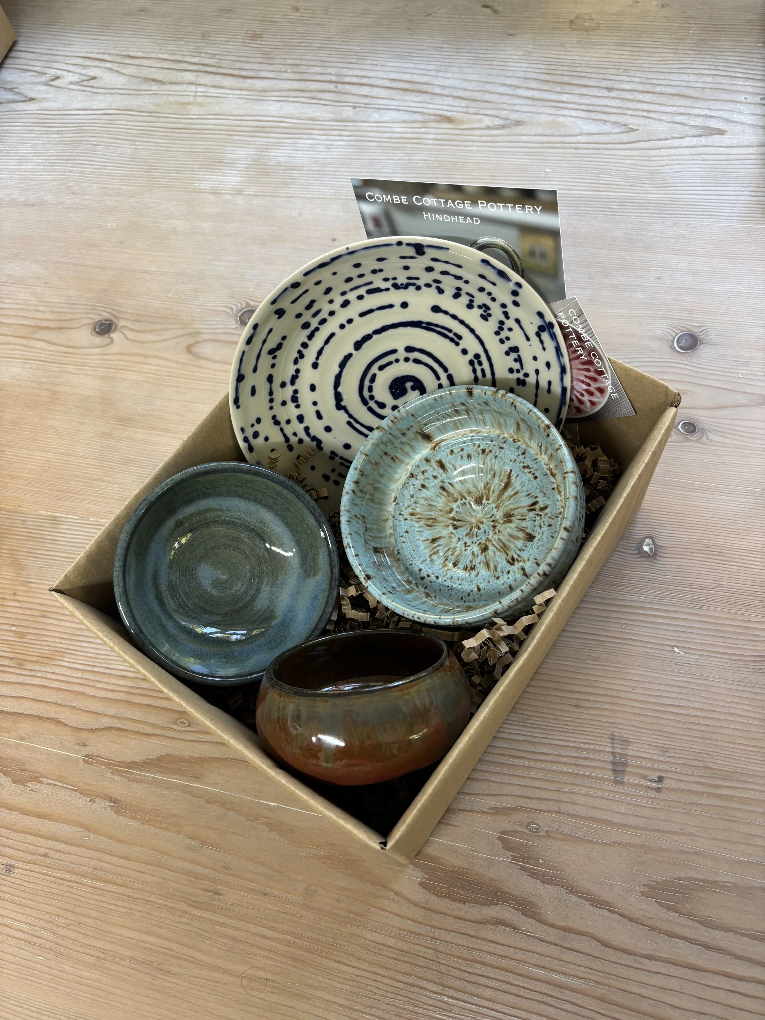 Wilfred's super pieces at the end of his 'Throw, Turn & Glaze Experience'!