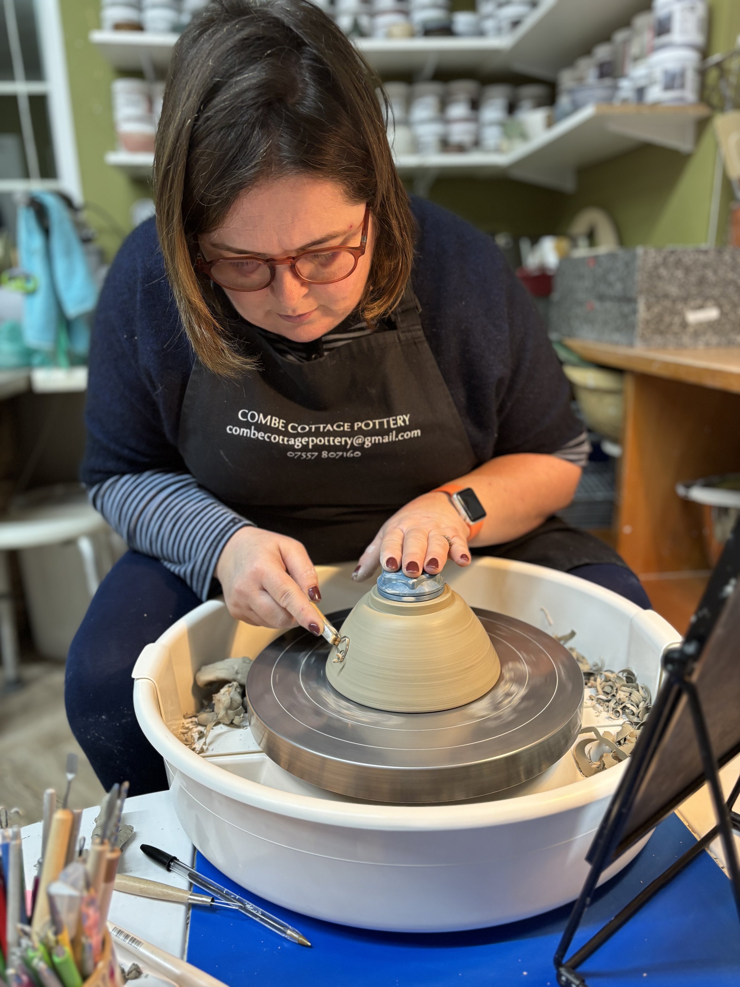   
 Emma has been trimming her pieces ... 
 