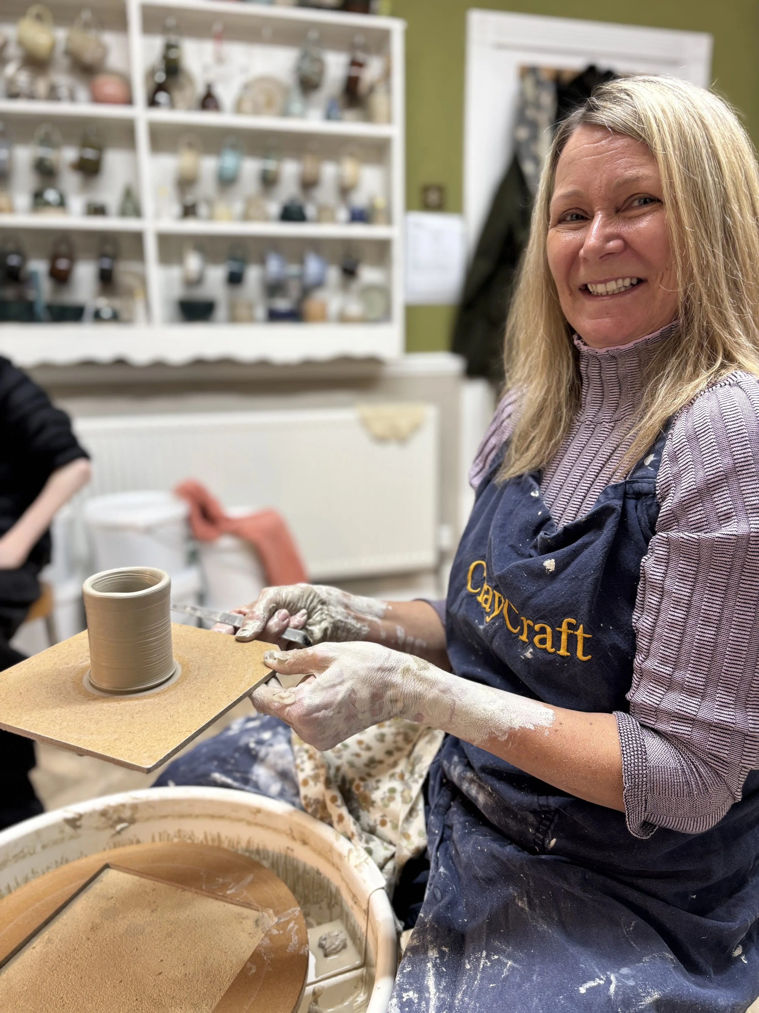   
 ... & her sister Clare for their 'Throwing Experience'! 
 