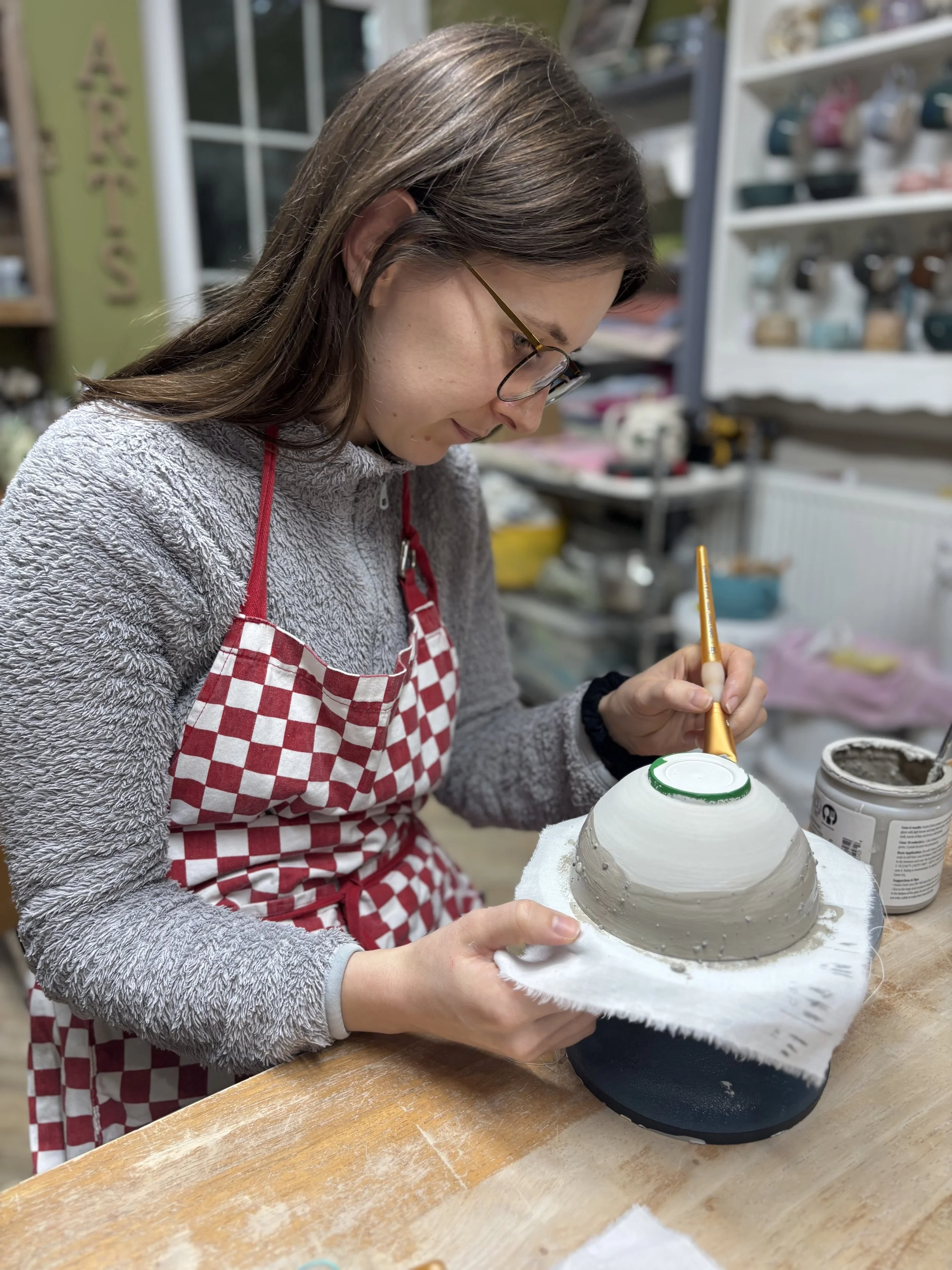   
 The trio of Lucianna ... 
 