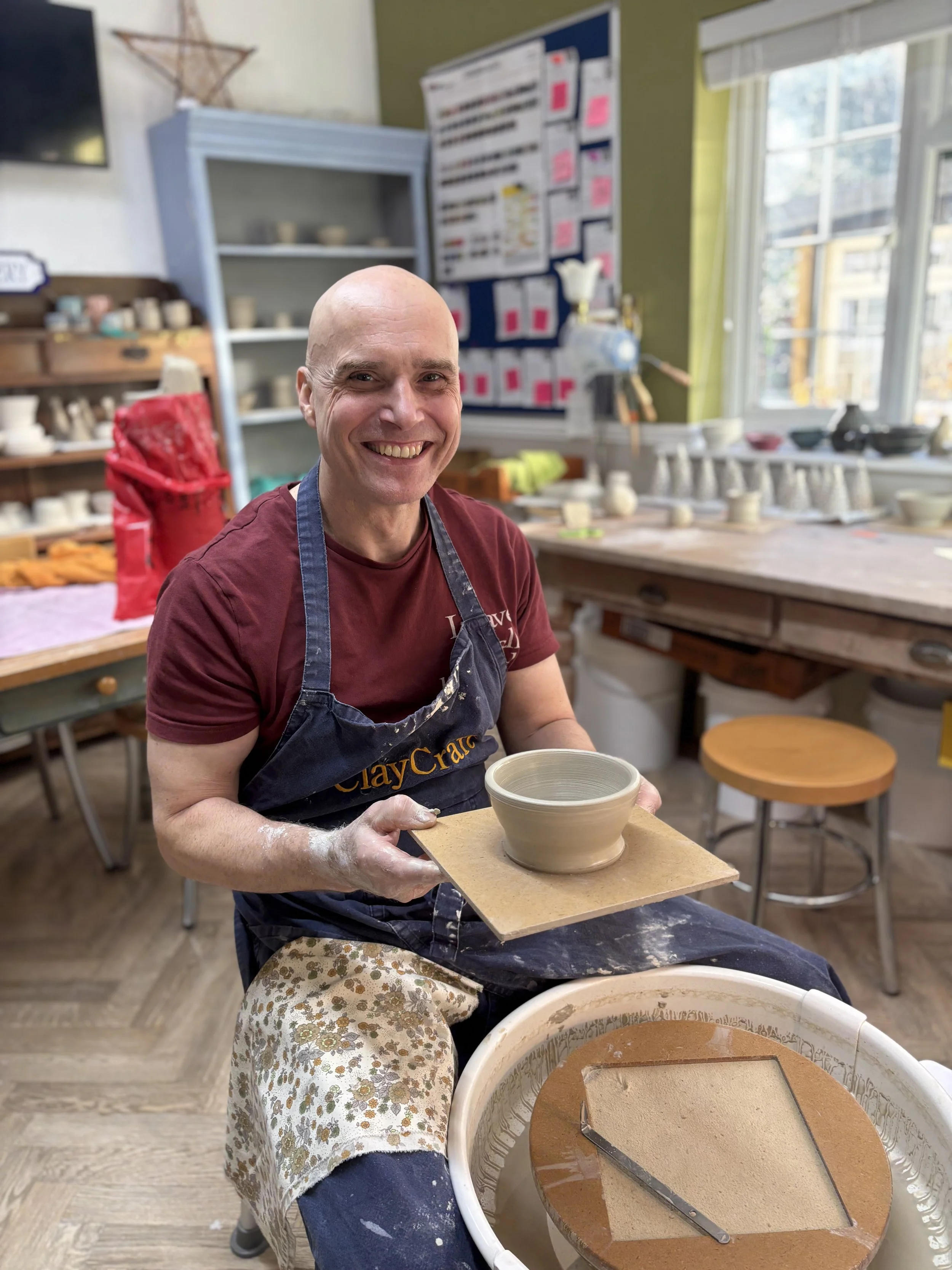   
 Lovely morning spent with Martin ... 
 