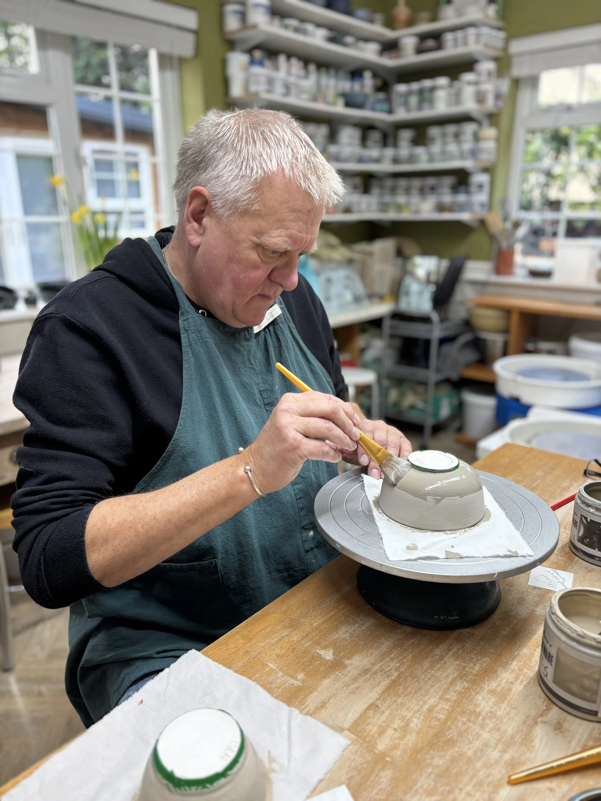   
 'Return to Glaze' session for Mark... 
 