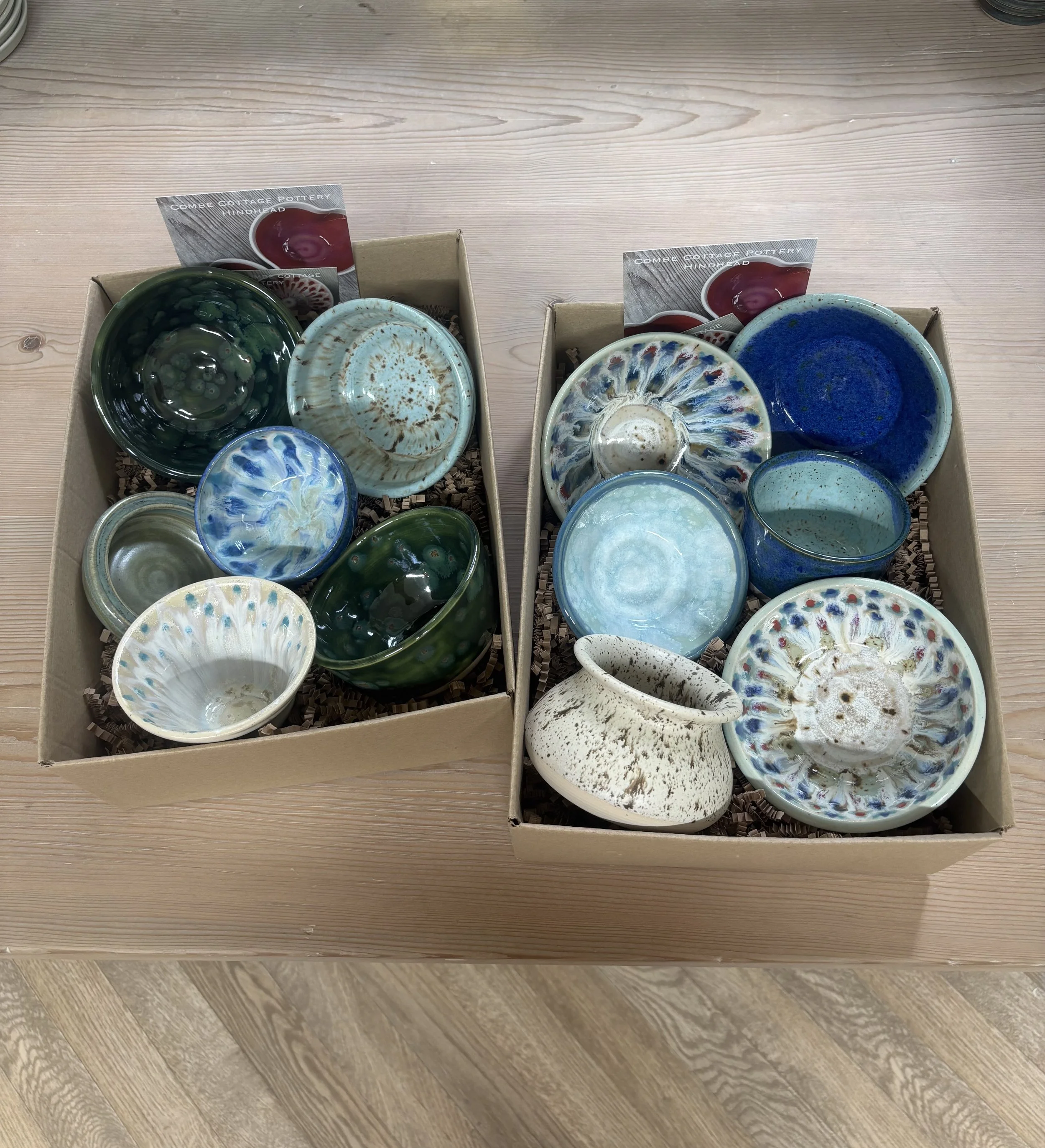   
 Fabulous collection of pieces made and glazed by Richard, Sally, Julian & Rachel! 
 