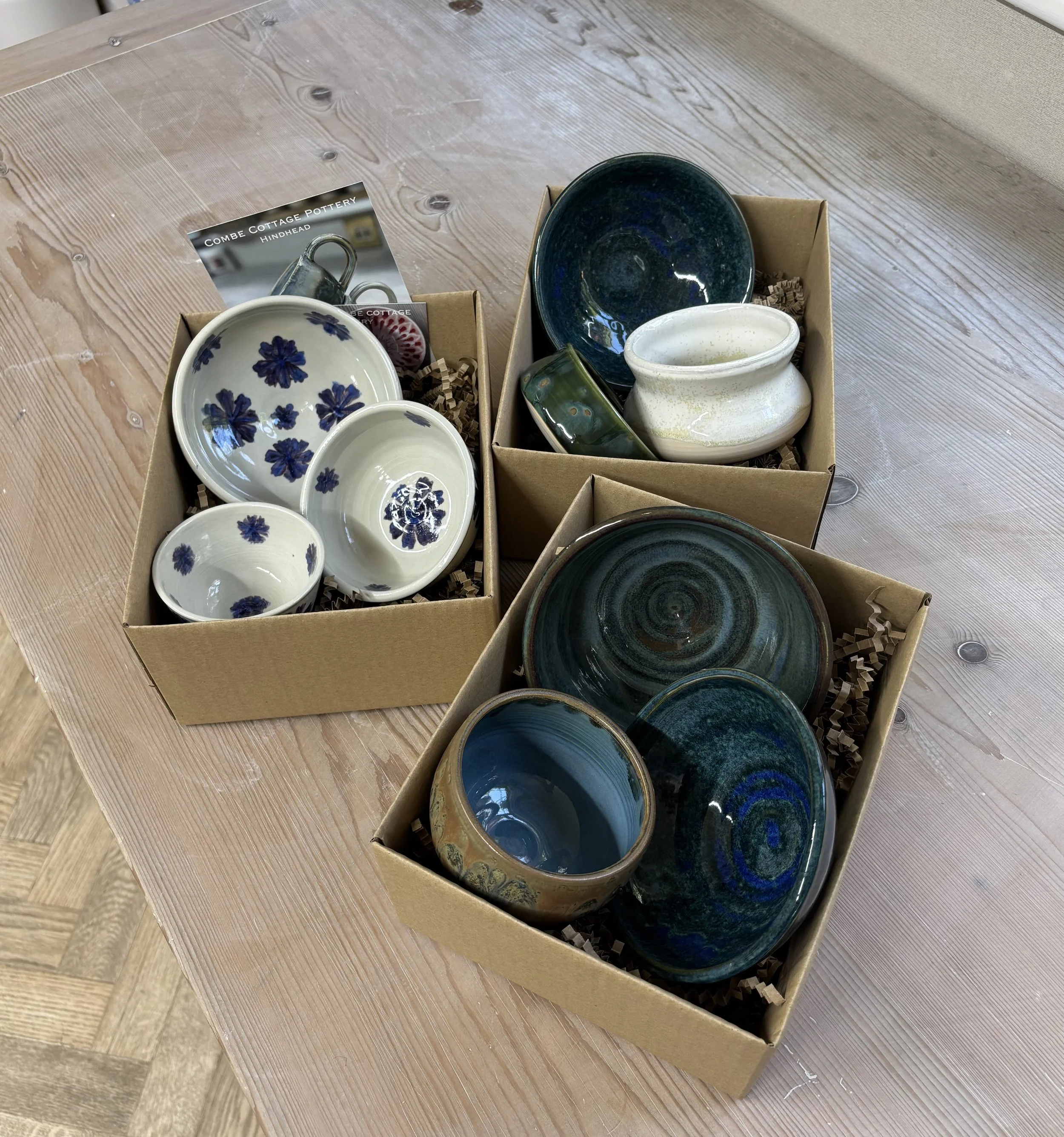 Kasia, Jeremy & Nicholas' beautiful glazed pieces!