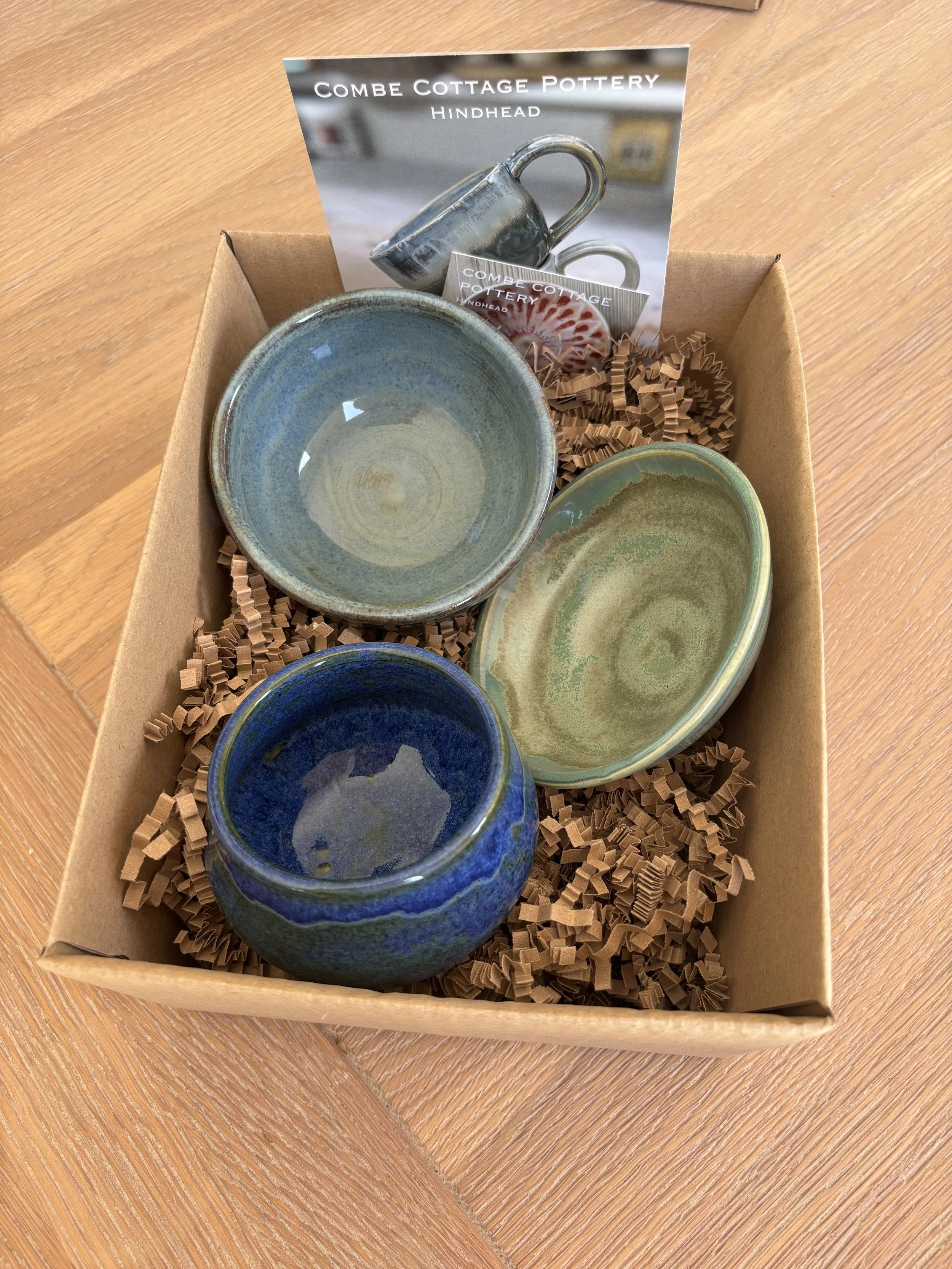   
 Florence's super pieces at the end of her 'Throw, Turn & Glaze Experience'! 
 