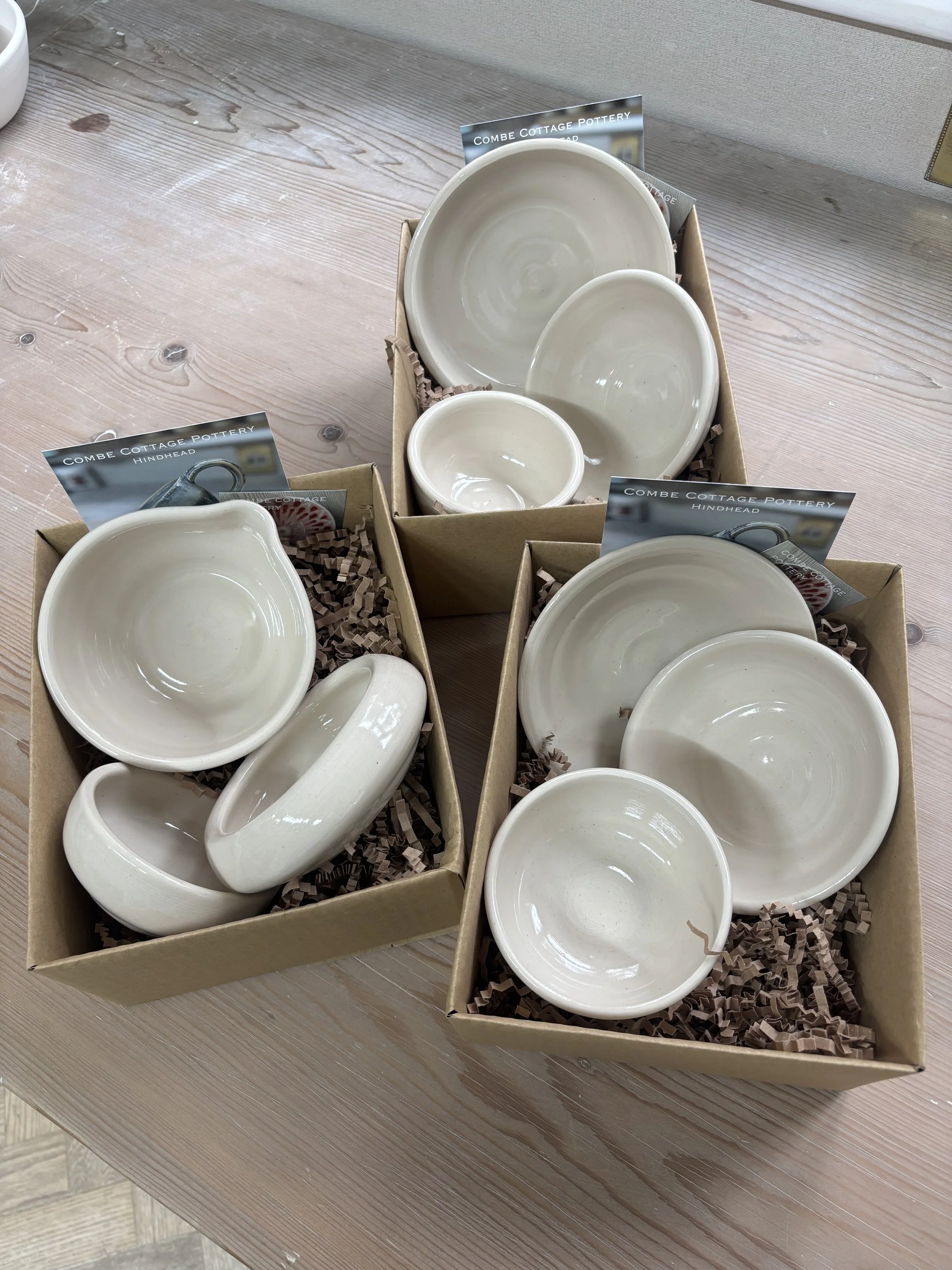   
  Super pieces made by Claire, Phil & Harrison on their family 'Throwing Experience'! 
 