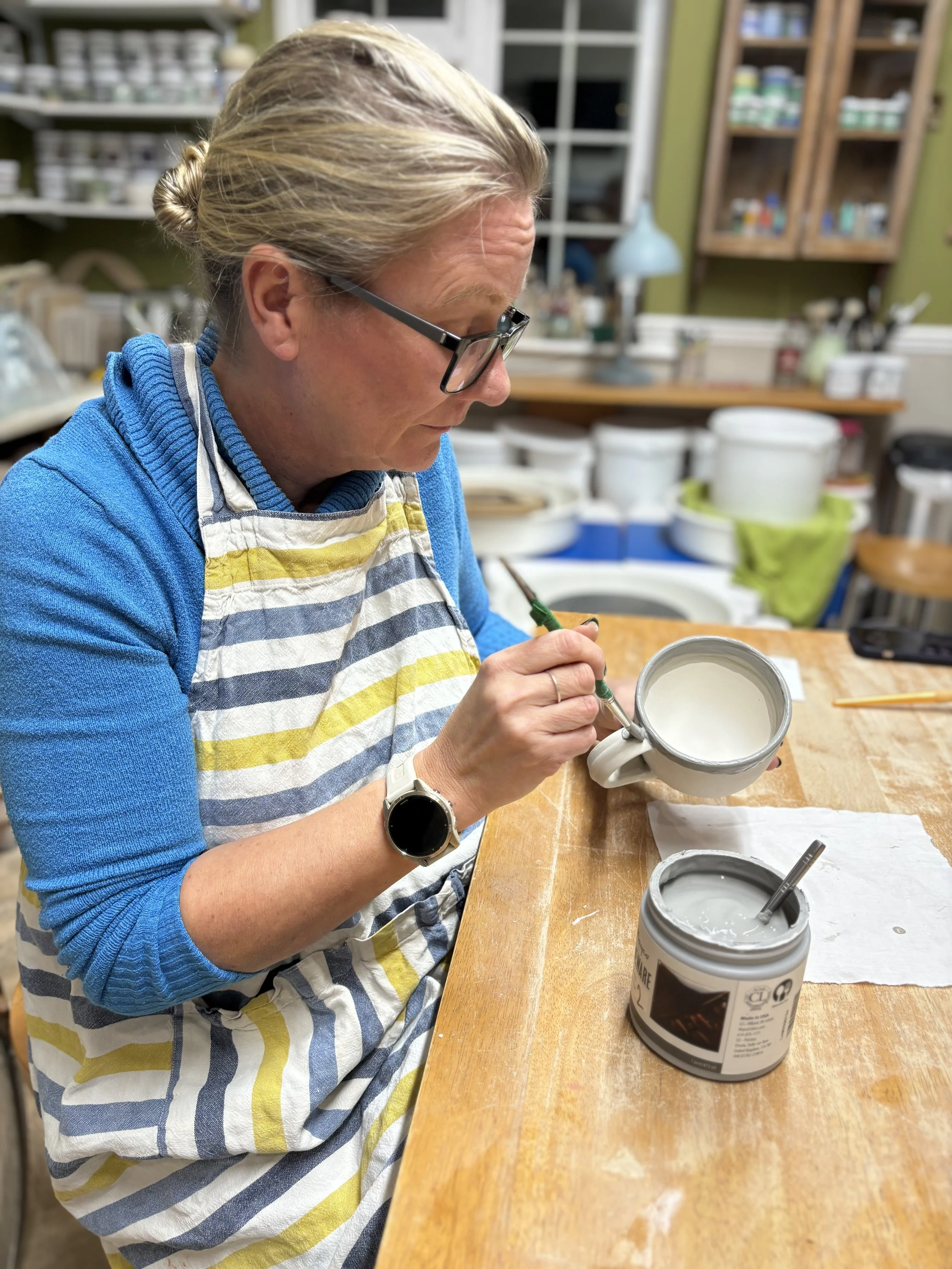   
 Glazing week for Lisa ... 
 