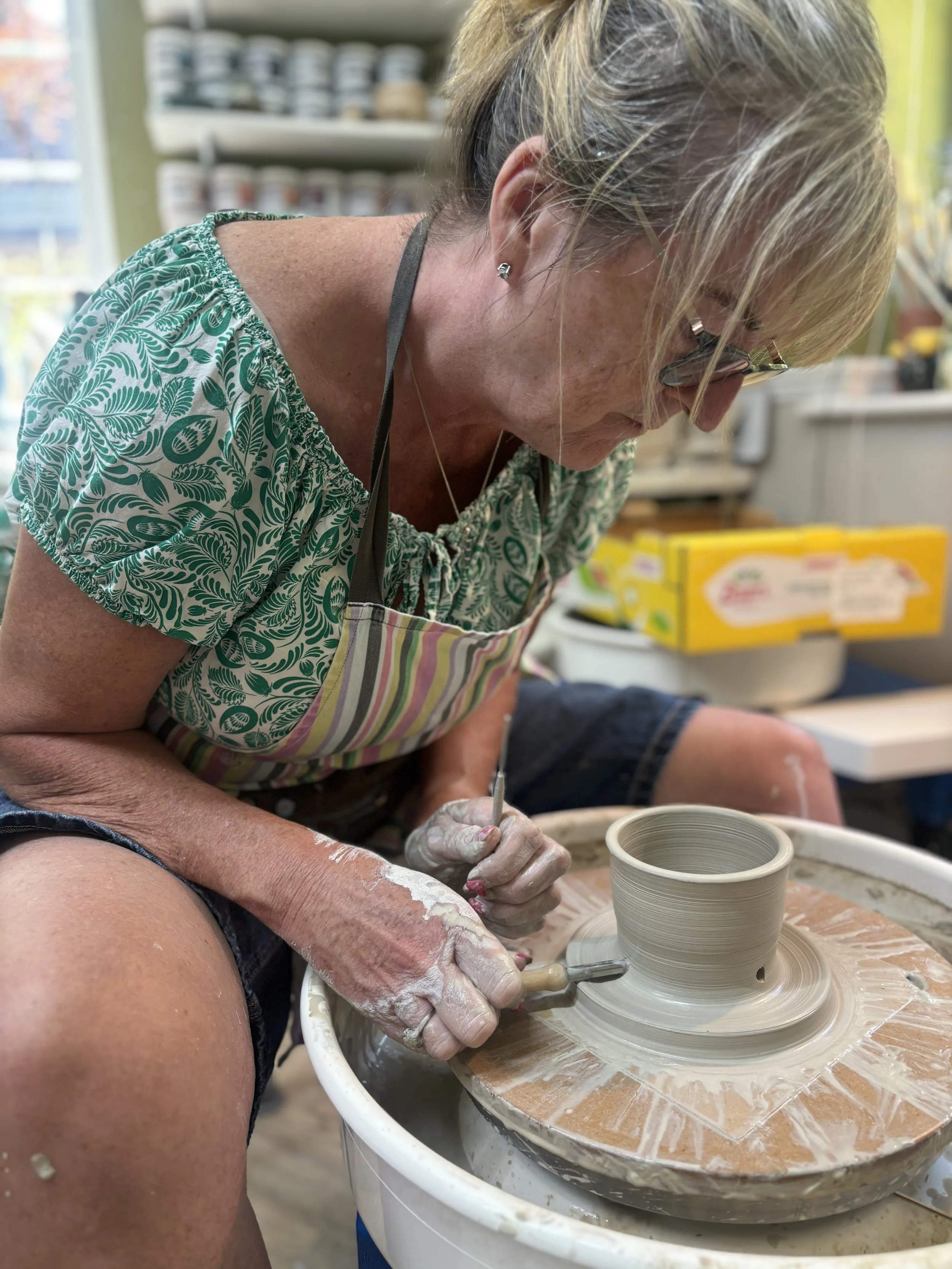   
 Jo has been making planters!  
 
