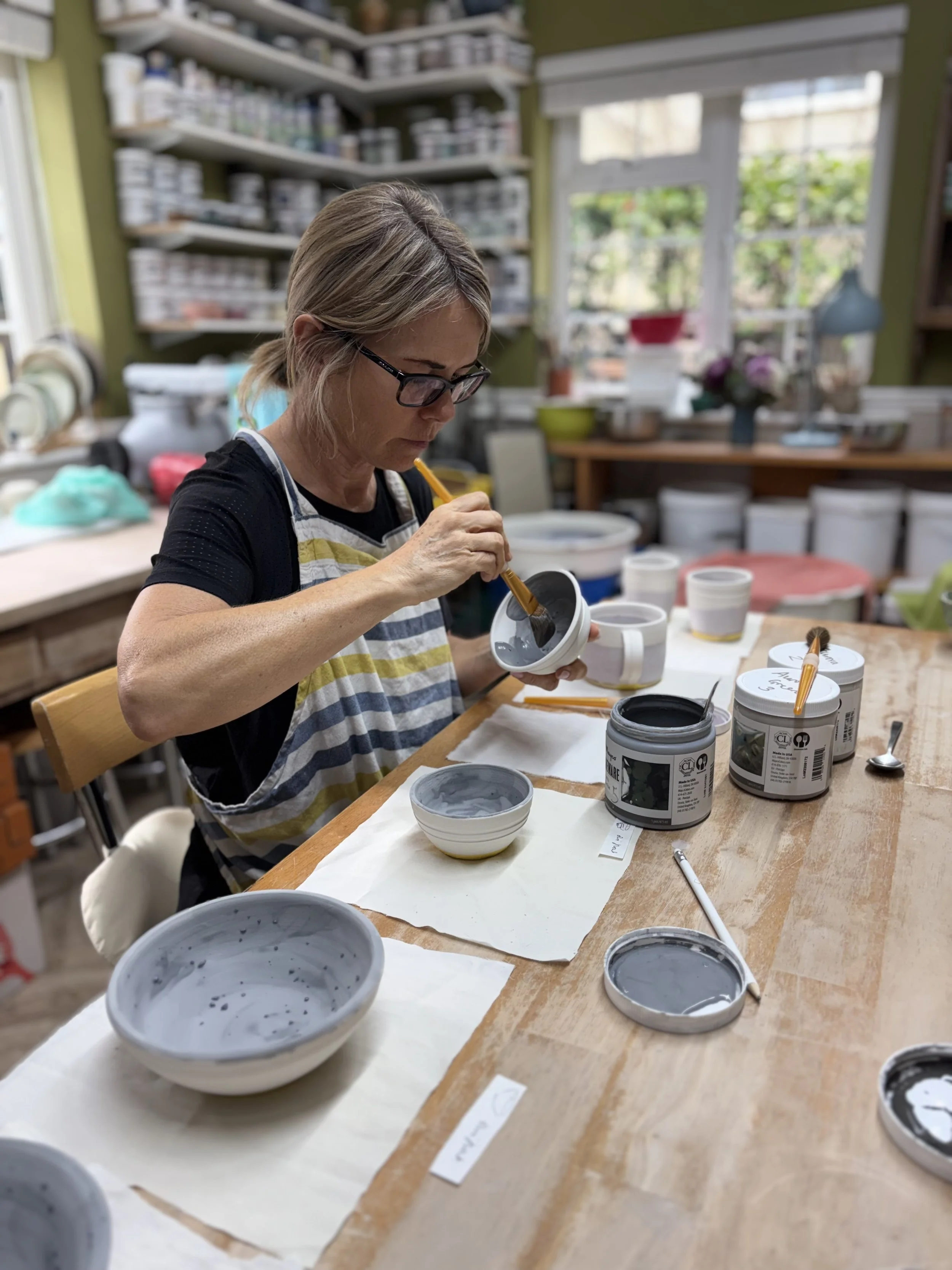   
 Glazing time for Michelle ... 
 