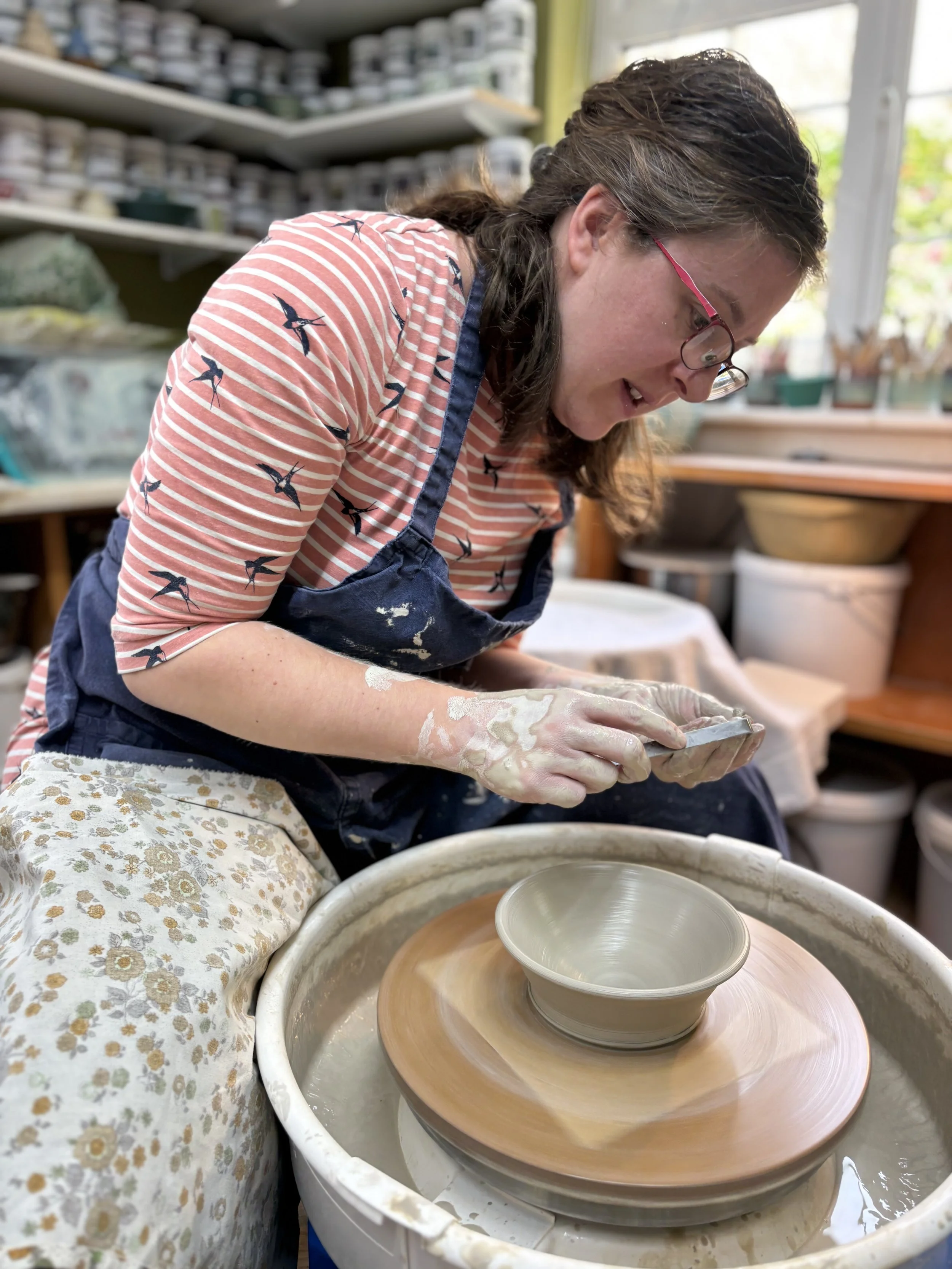   
 ... on their 'throwing experience' - they're looking forward to returning to glaze their pieces! 
 