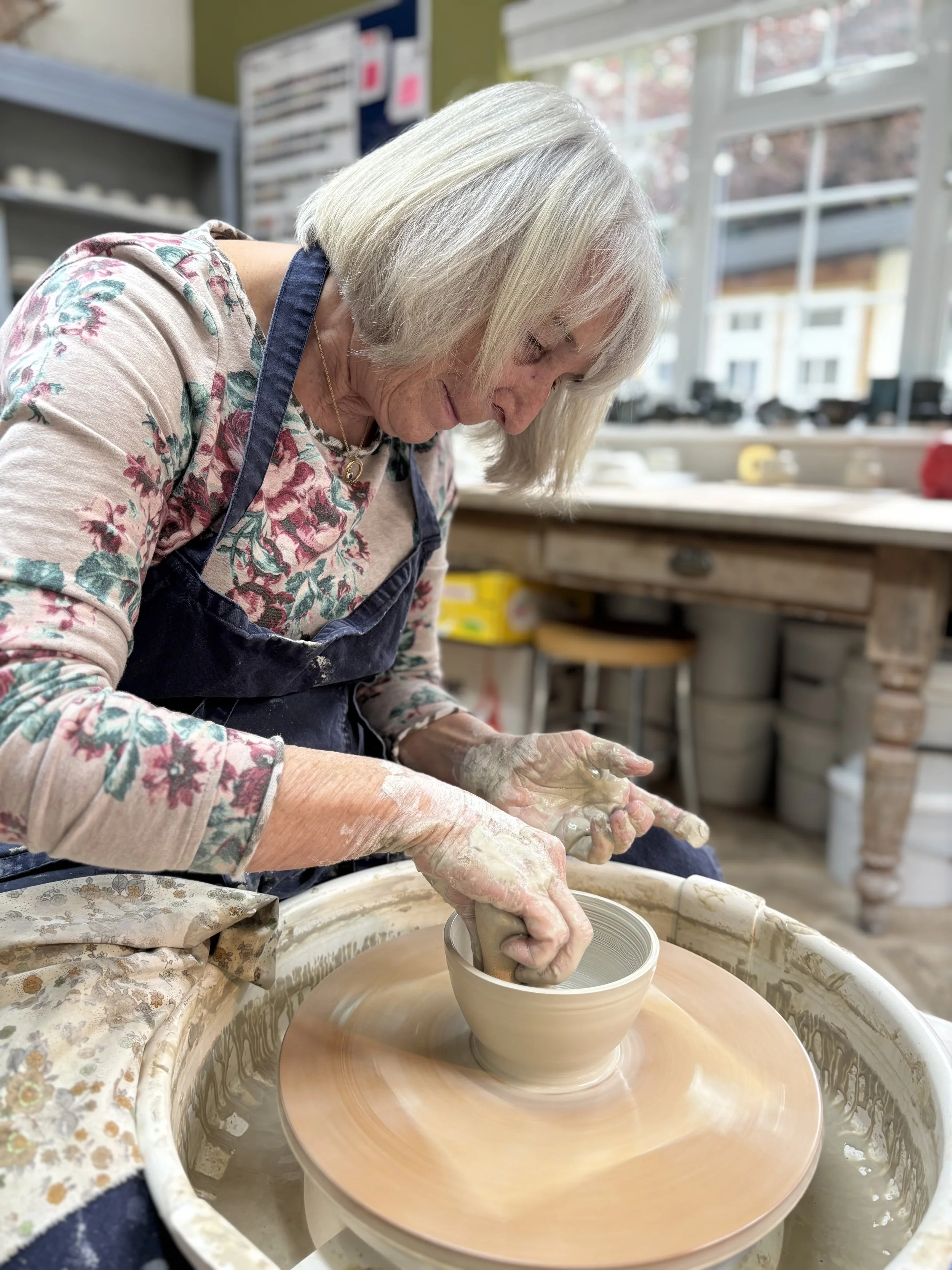   
 Christine has been throwing again on her 5 week course!  
 
