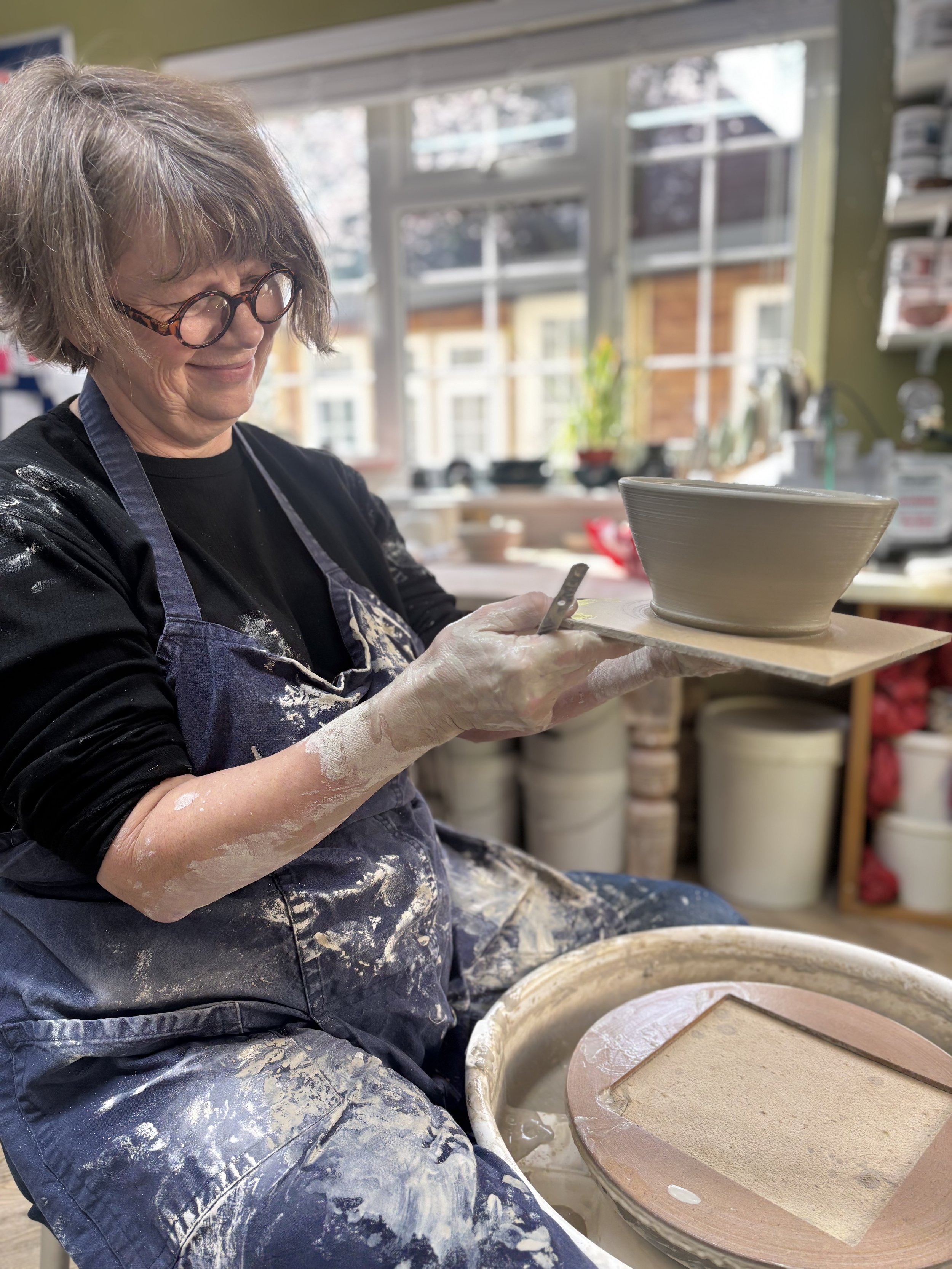   
 Ally has been throwing again on her 5 week course!  
 