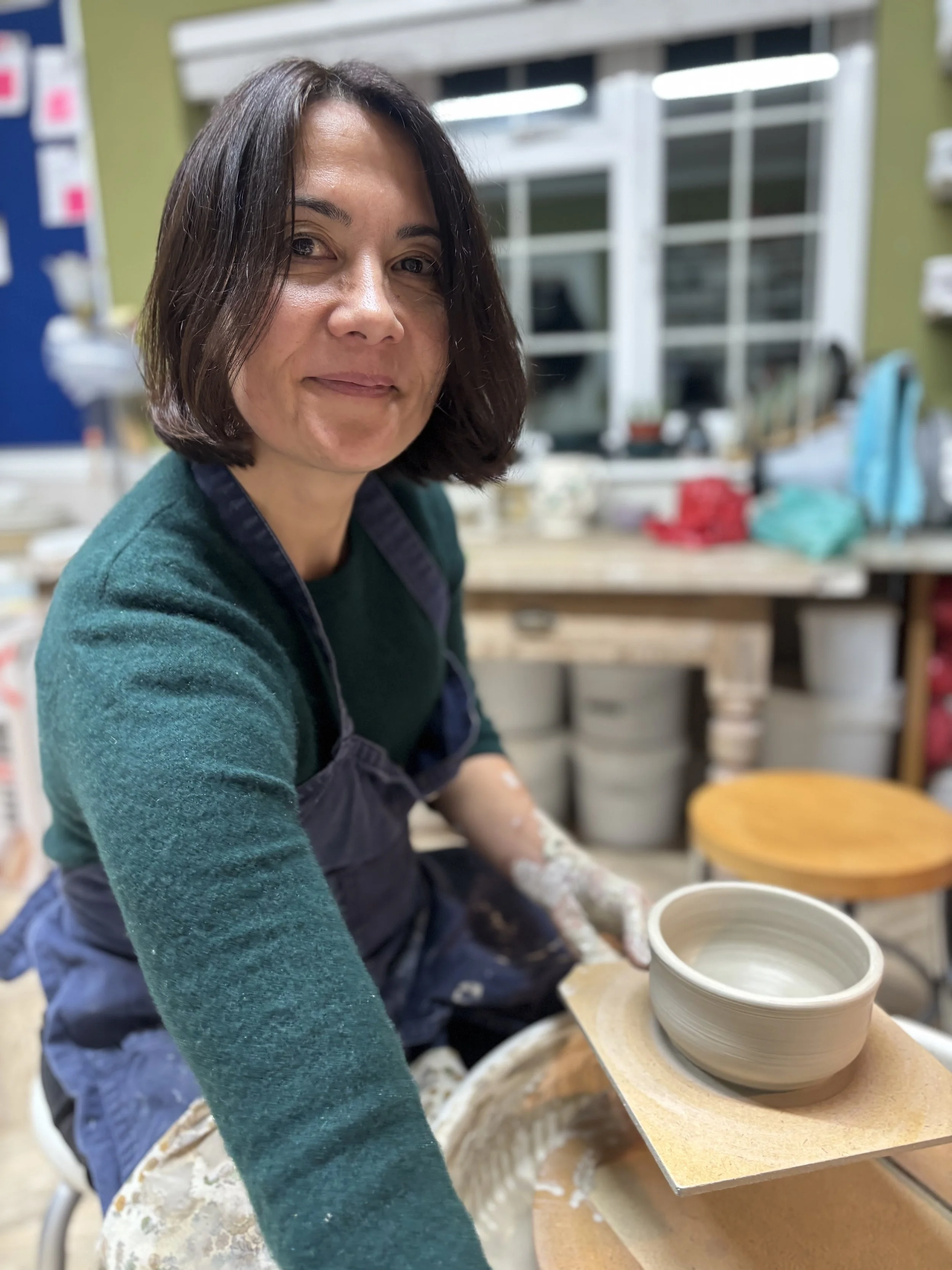   
 ... a present from his wife Lisa who joined him in the pottery 
 