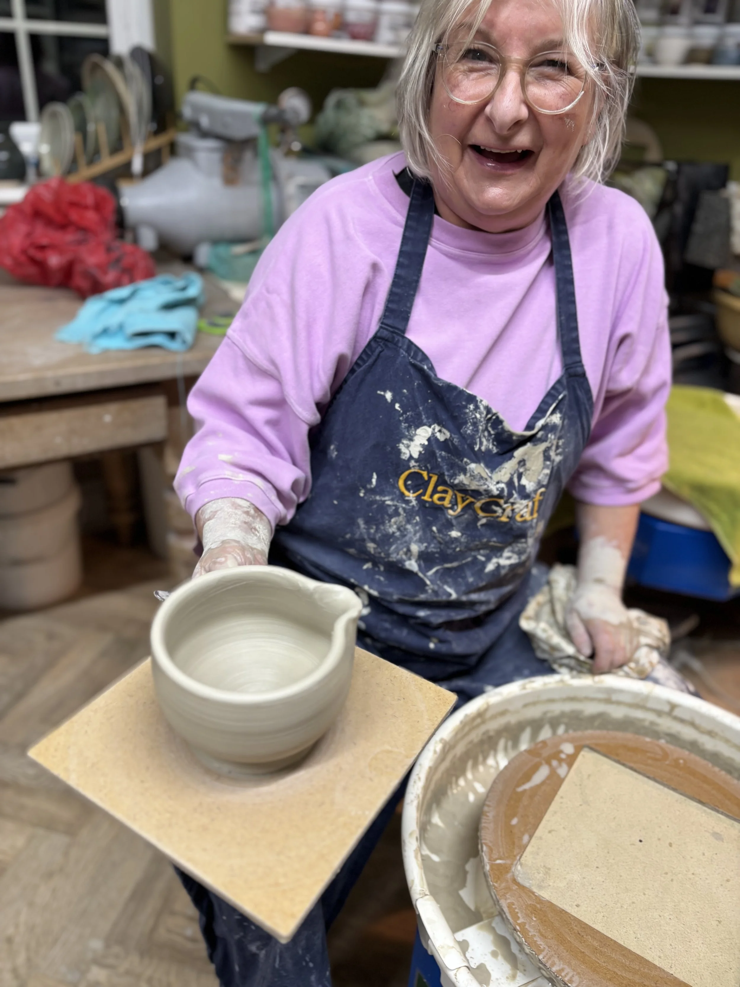   
 Another super evening of throwing for Kate... 
 