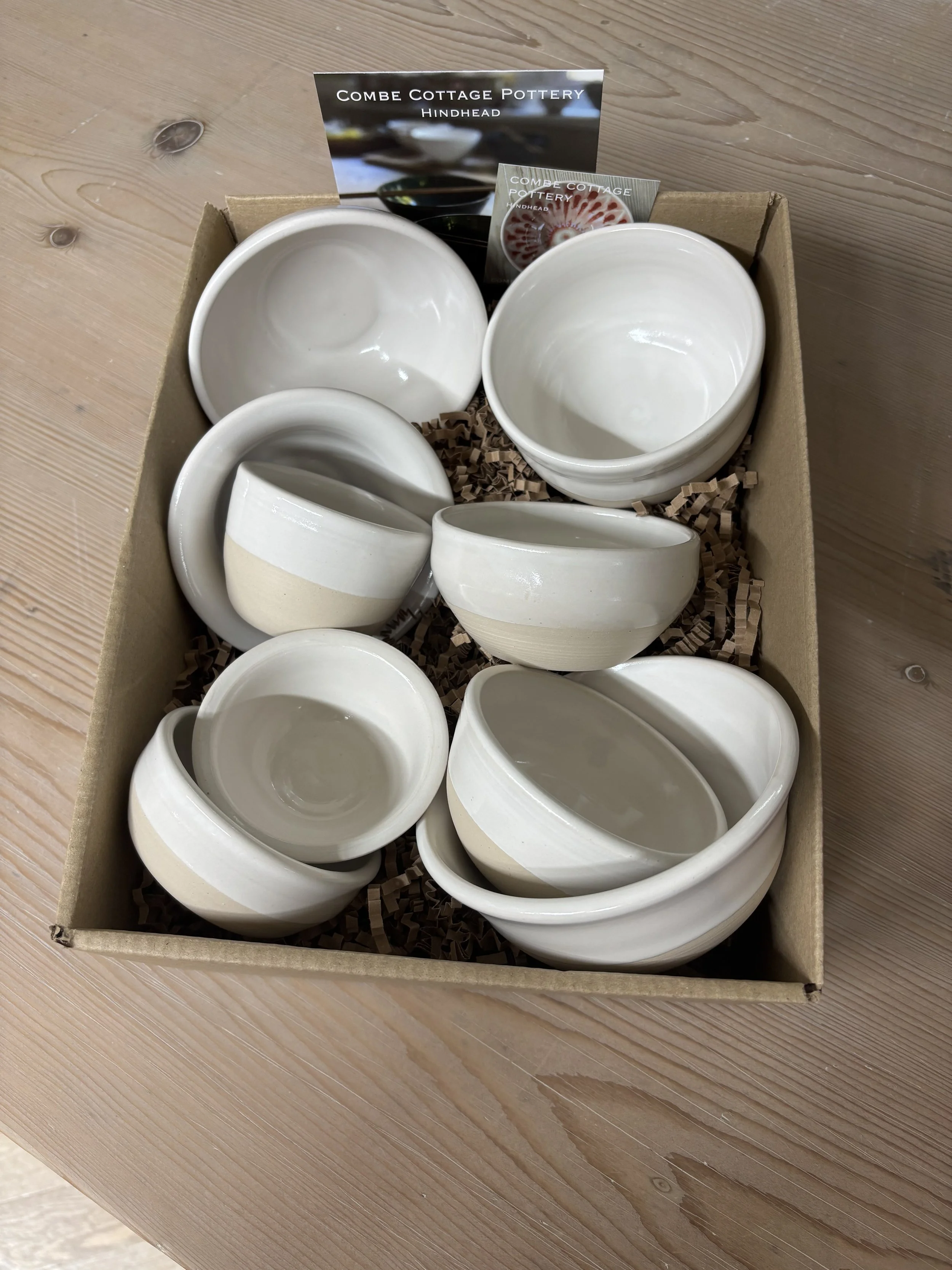   
 Beautiful set of pieces made by Esme, Clara & Joanna on their 'mini-hen'! 
 
