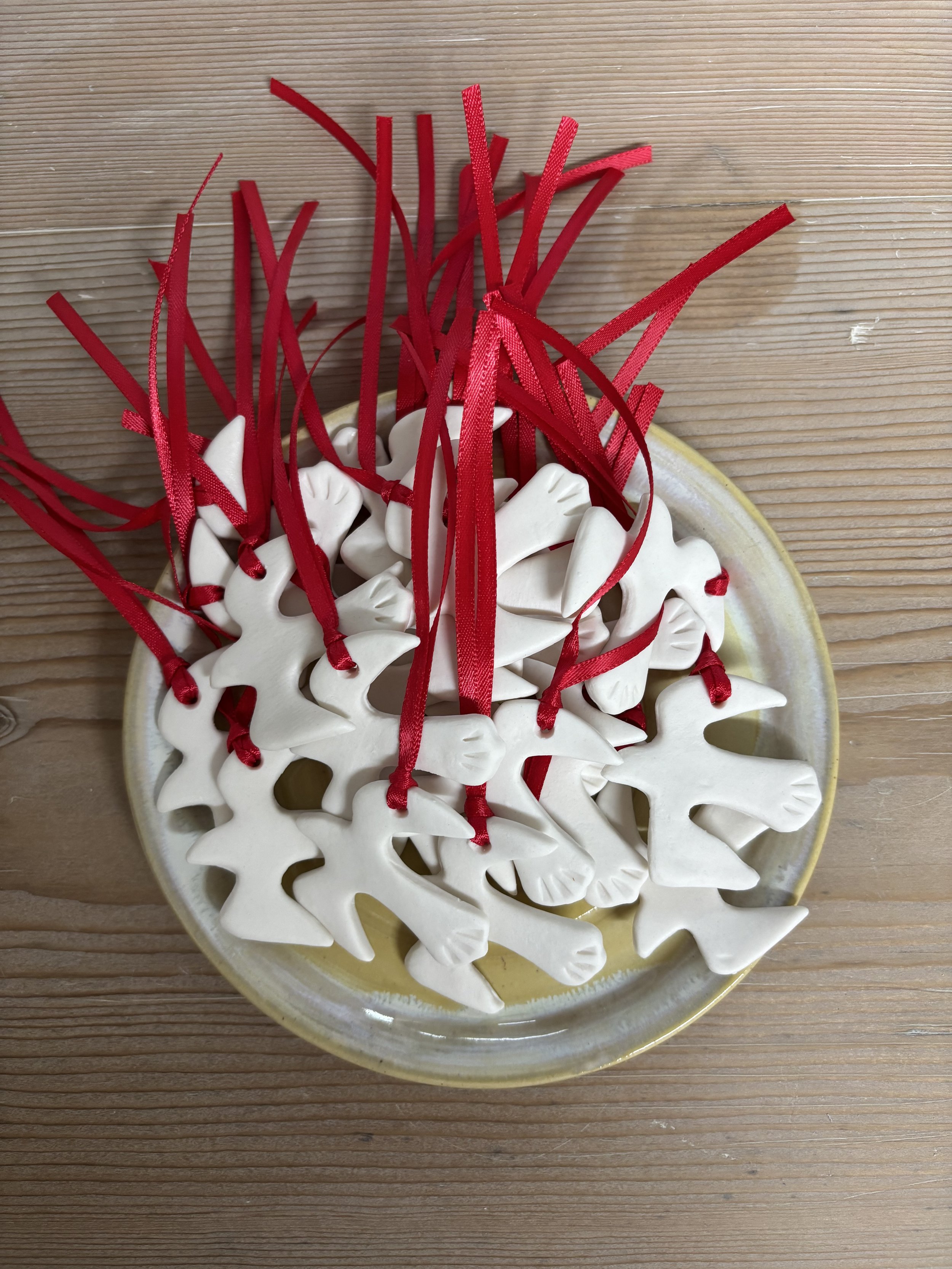   
 Rachel's lovely collection of porcelain doves! 
 