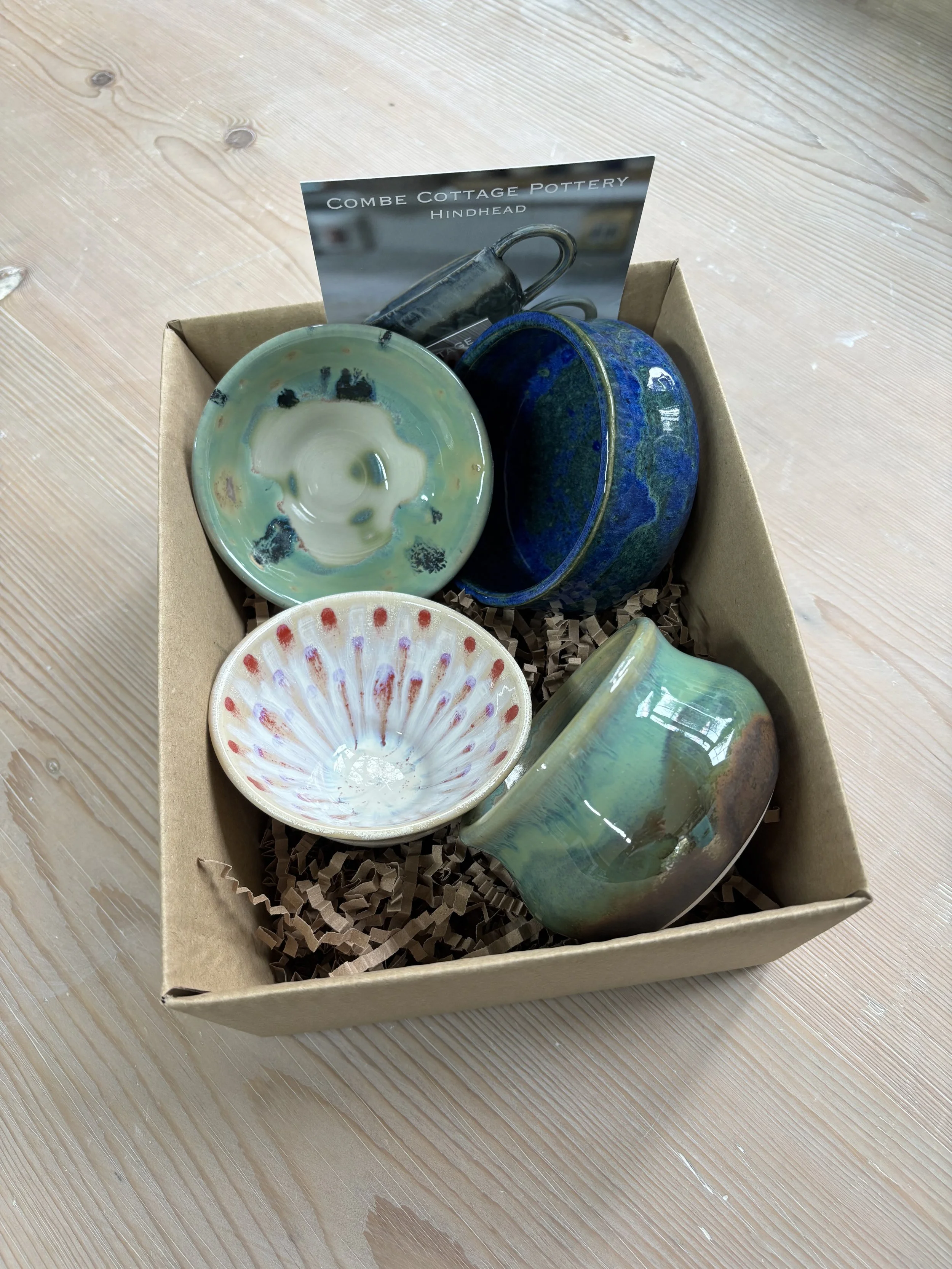   
 The super results of Finn's 'Throw, Turn and Glaze Experience!' 
 