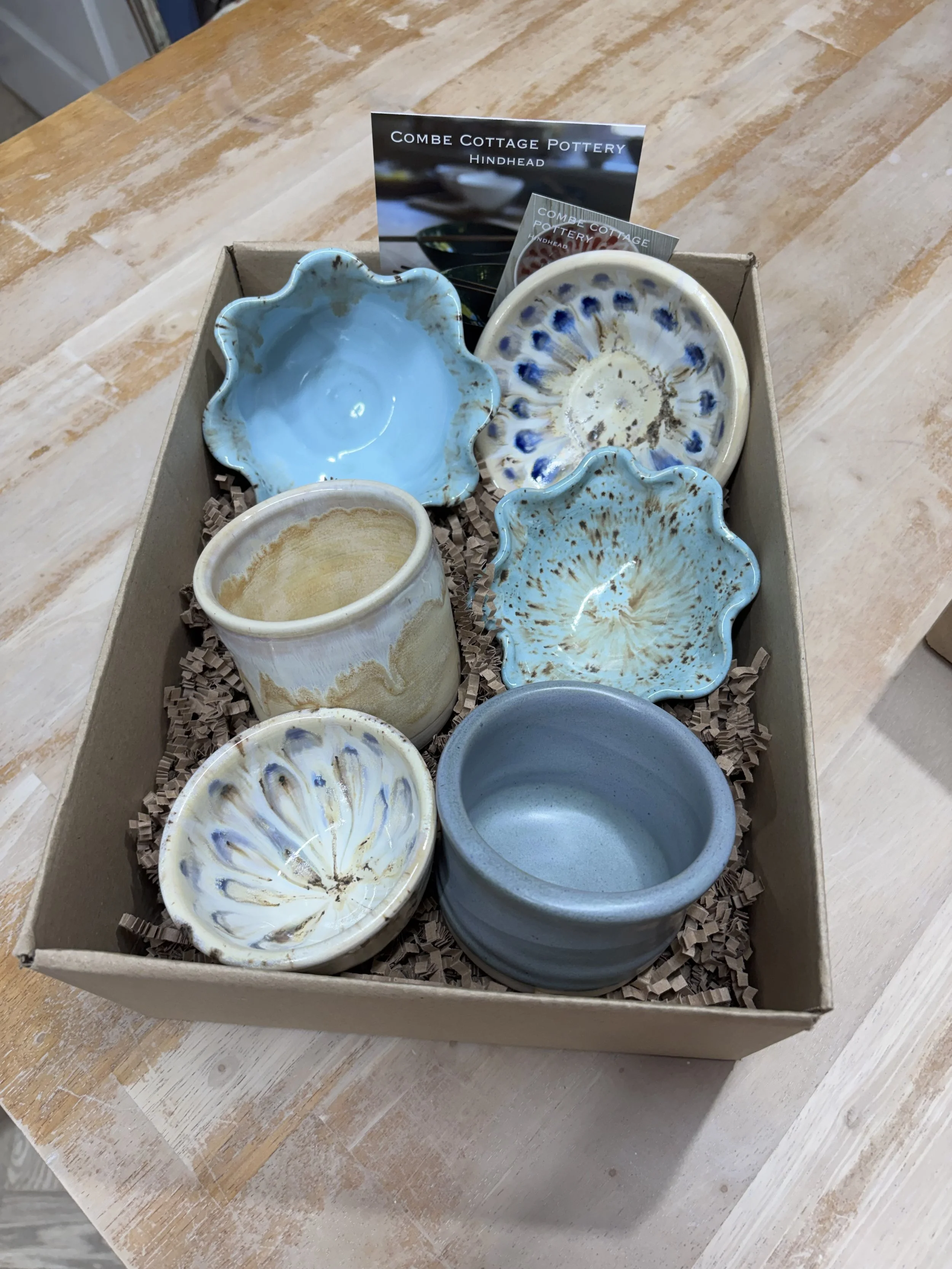   
 Beautiful results of Ella & Mum Bryony's glazing session!  
 