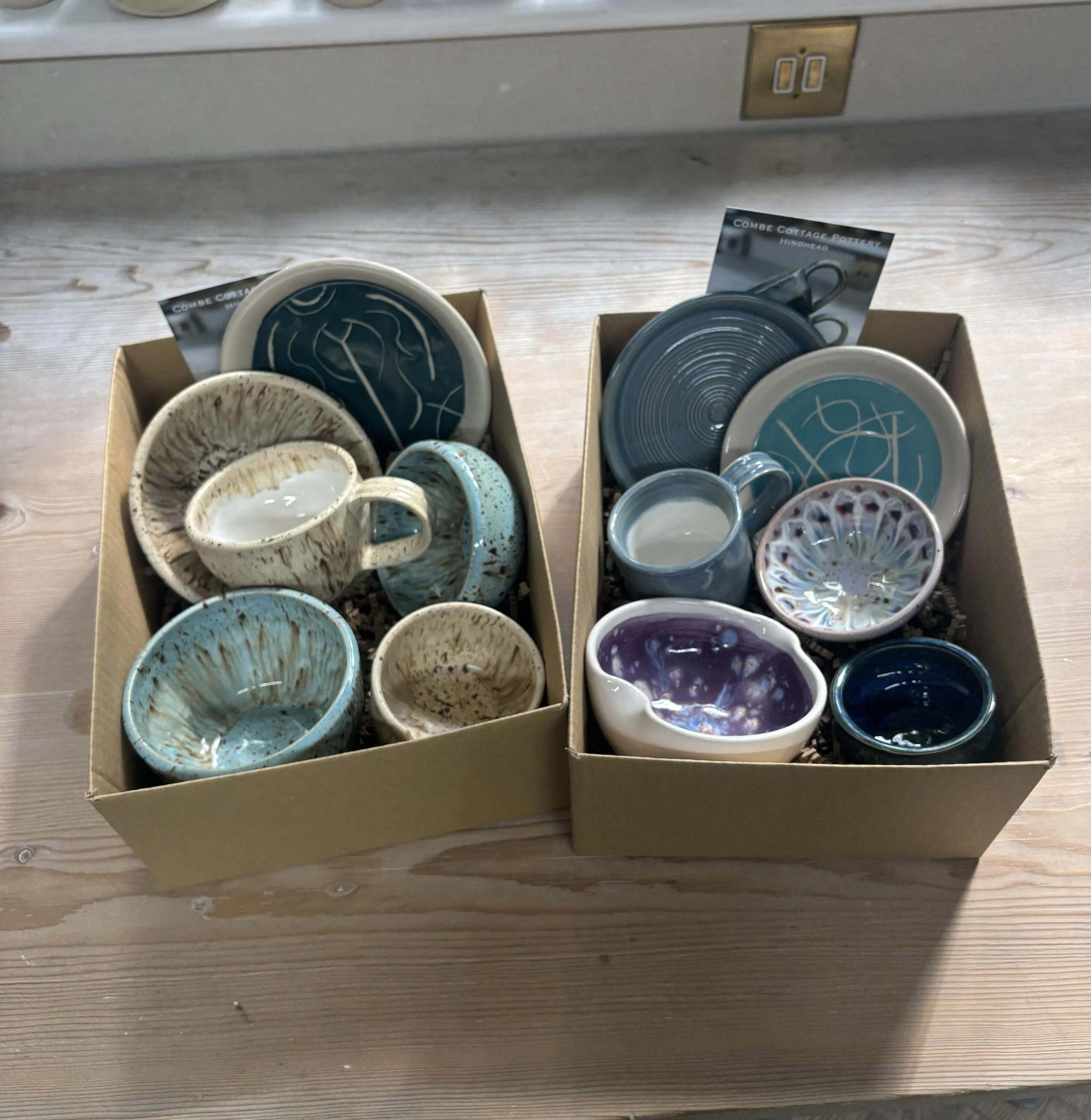The gorgeous results of David & Jo's first 5 week course- what a super collection of pieces!