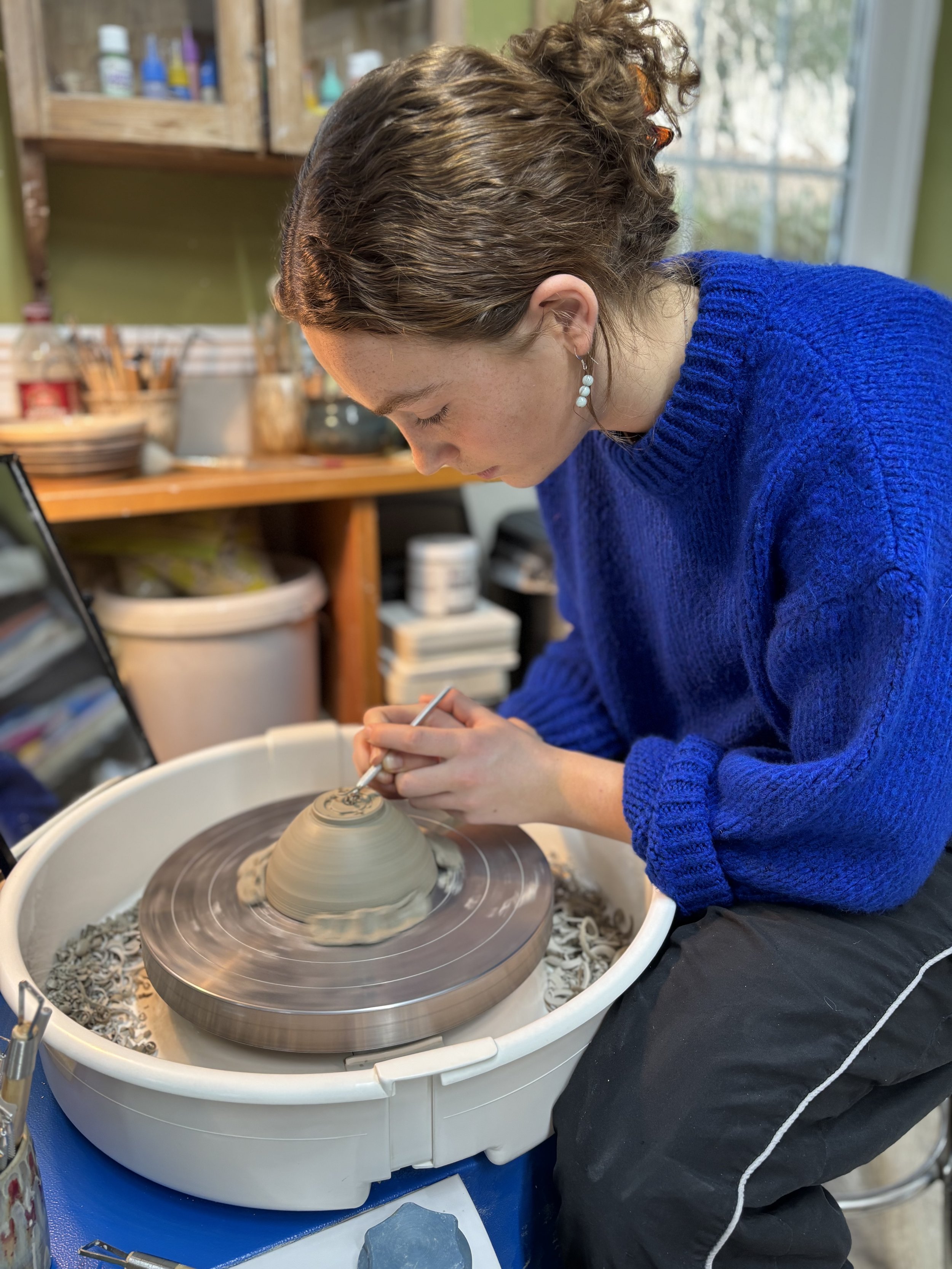   
 ... & daughter Lois on their 5 week course!  
 