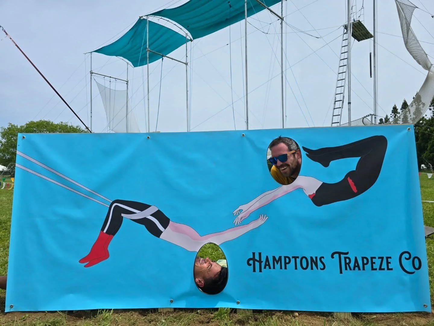 We get a bit silly at the #flyingtrapeze