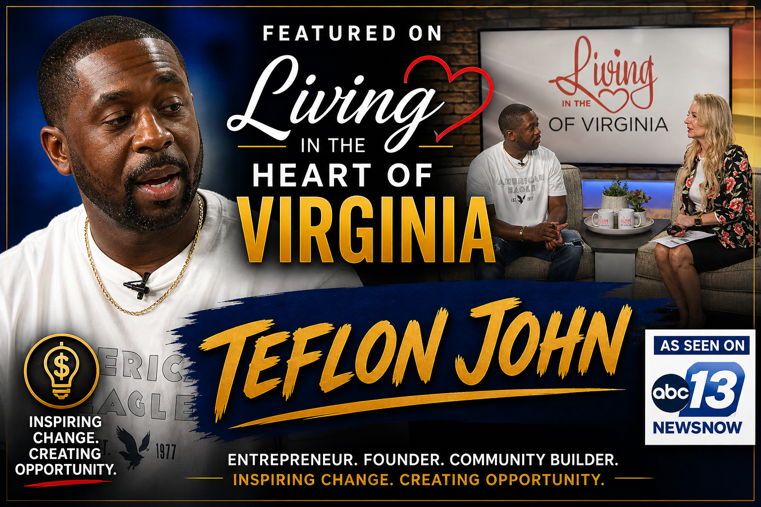 Episode# 79 | Living In The Heart of Virginia Feature: Who is TeflonJohn?