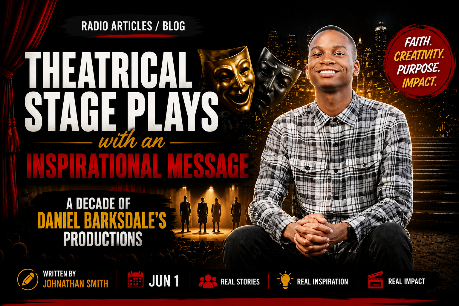 Theatrical Stage Plays with an Inspirational Message: A Decade of Daniel Barksdale’s Productions