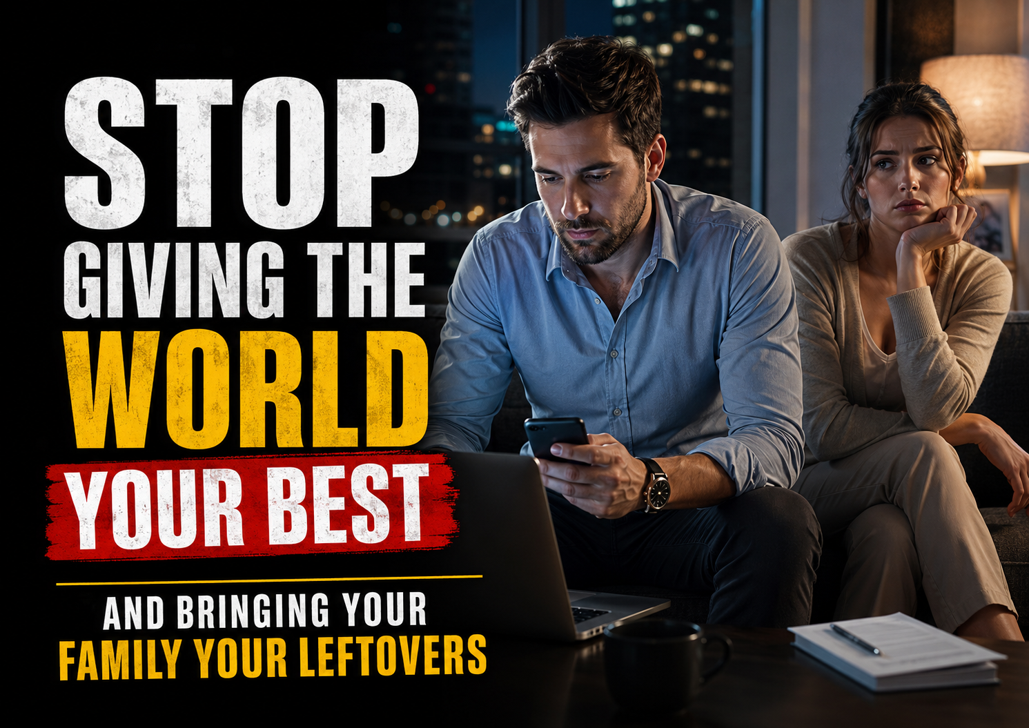 Stop Giving the World Your Best and Bringing Your Family Your Leftovers