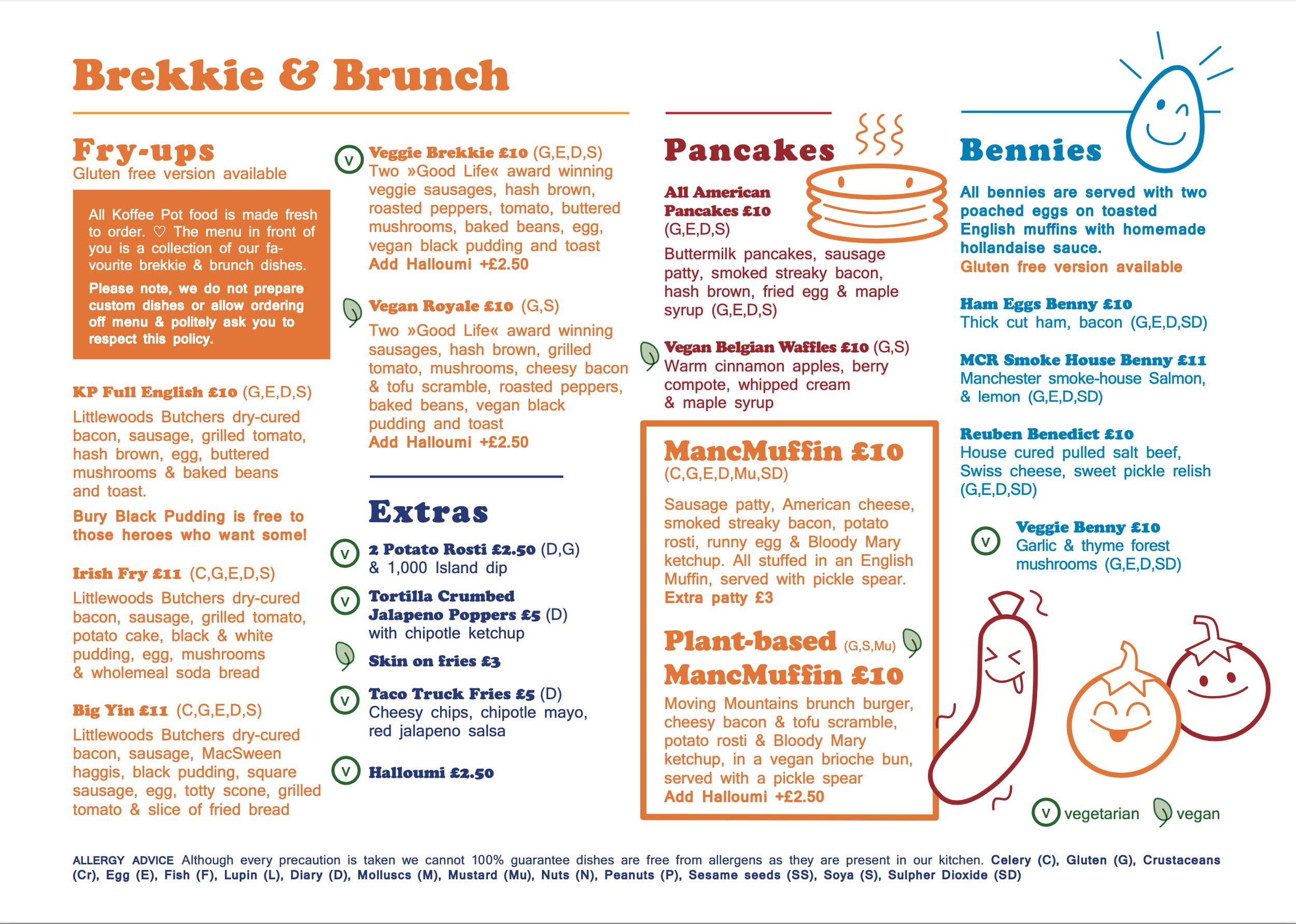 The Koffee Pot Menu — The Koffee Pot