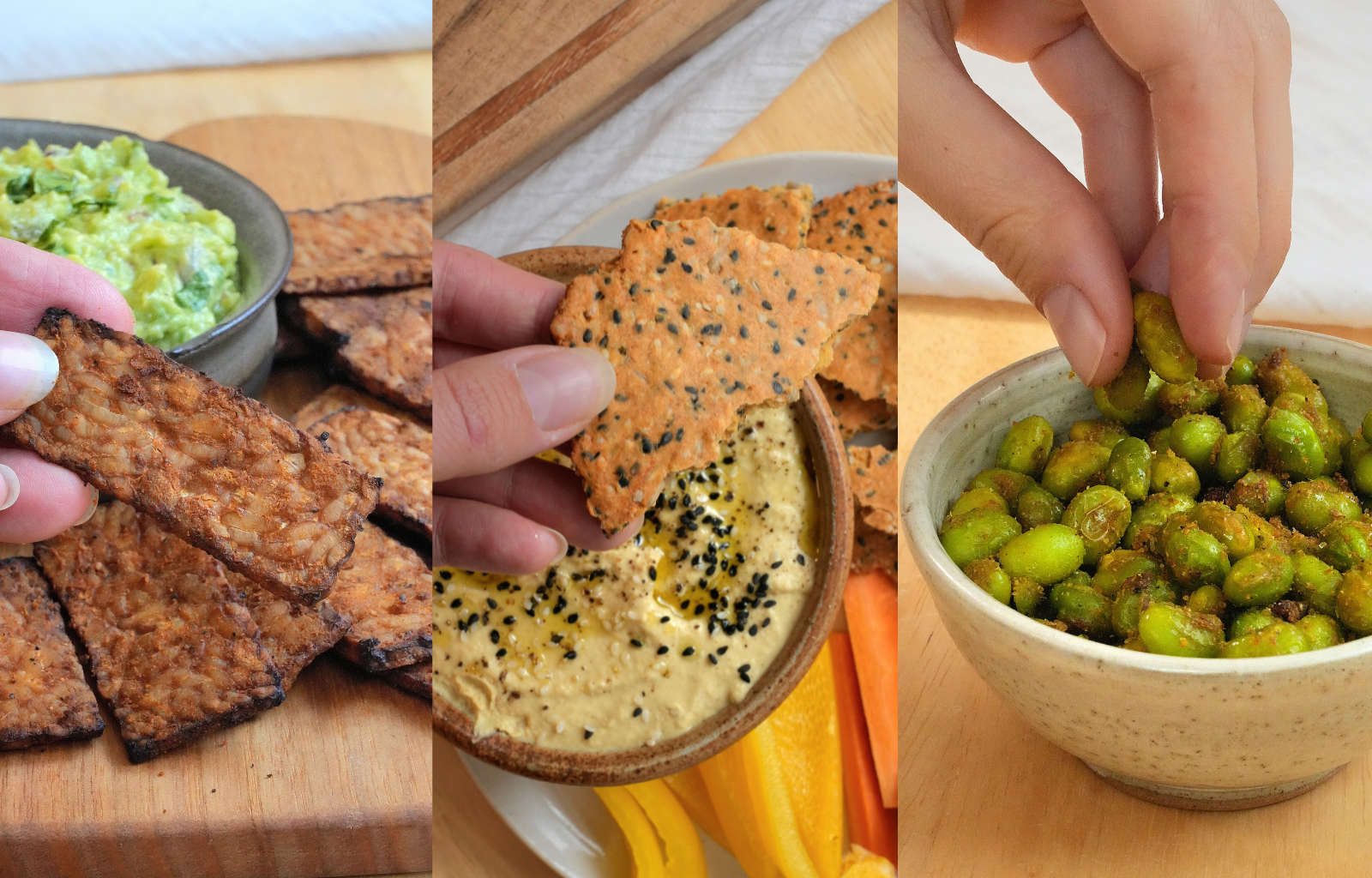 5 High-Protein Savoury Snack Ideas   (vegan &amp; gluten-free)