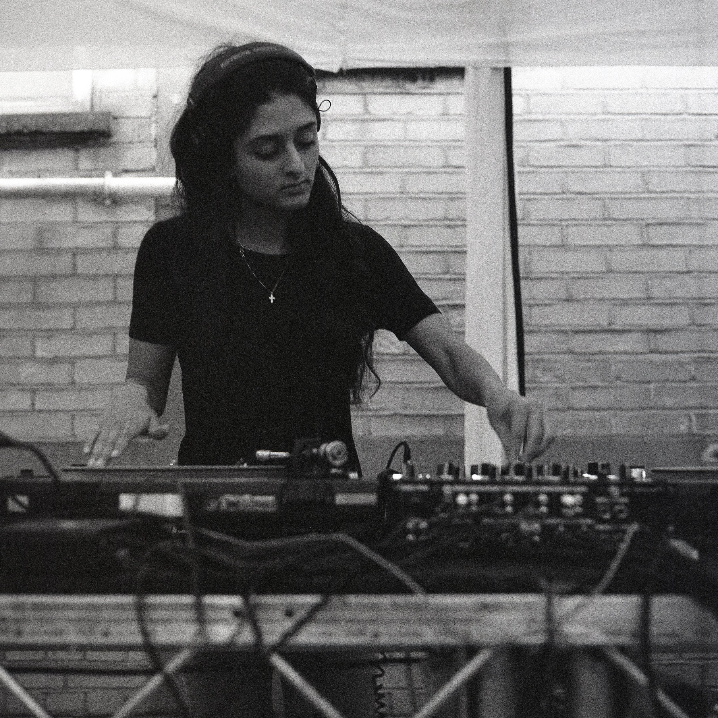  DJ Sofie @ NTS London  [silver halide print on paper; 120 film photography] 