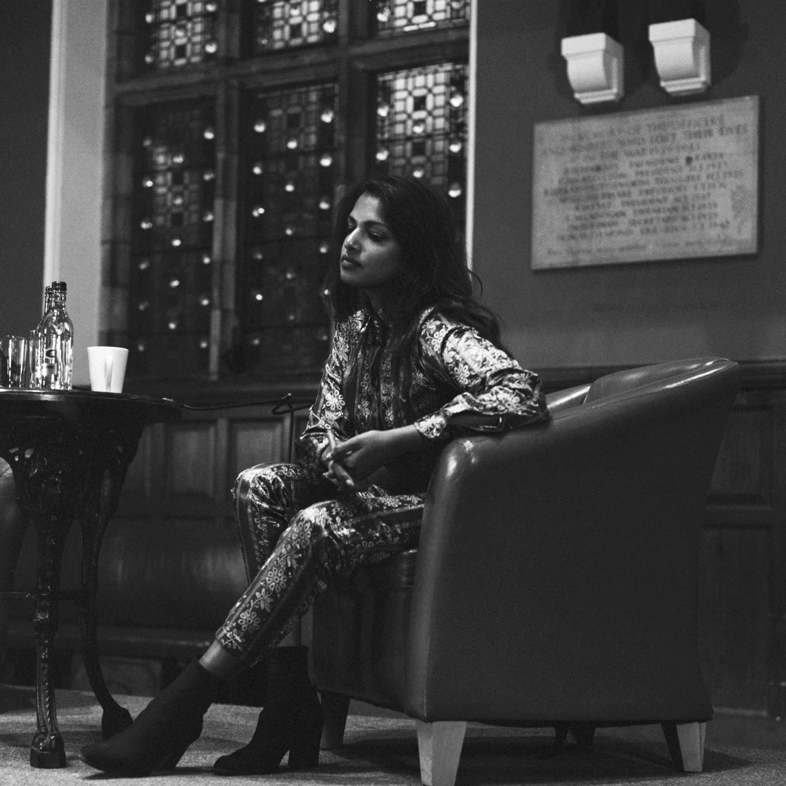  Portrait of M.I.A.  [silver halide on paper; 120 film photograph] 