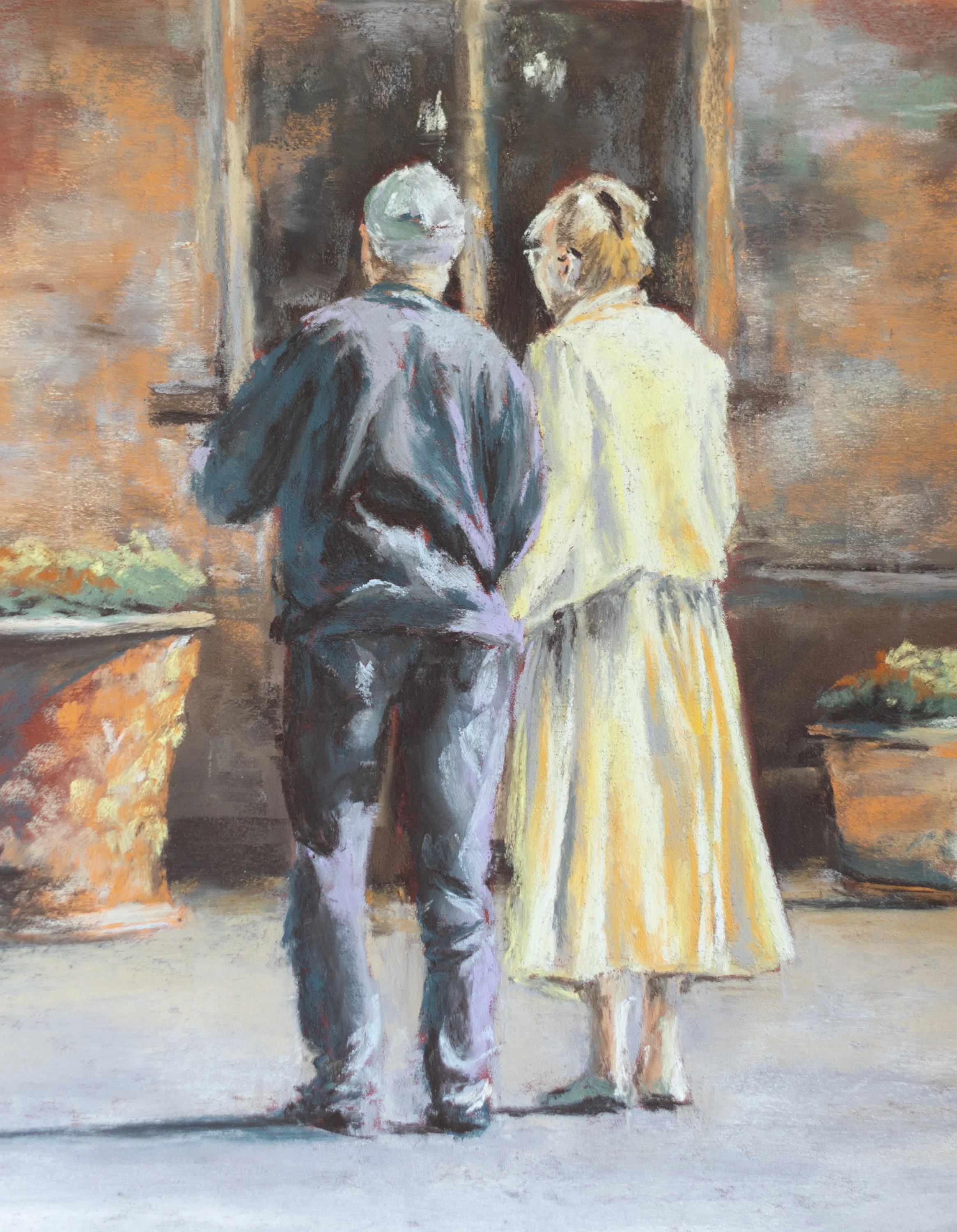"And What A Time It Was" - Pastel on paper.
