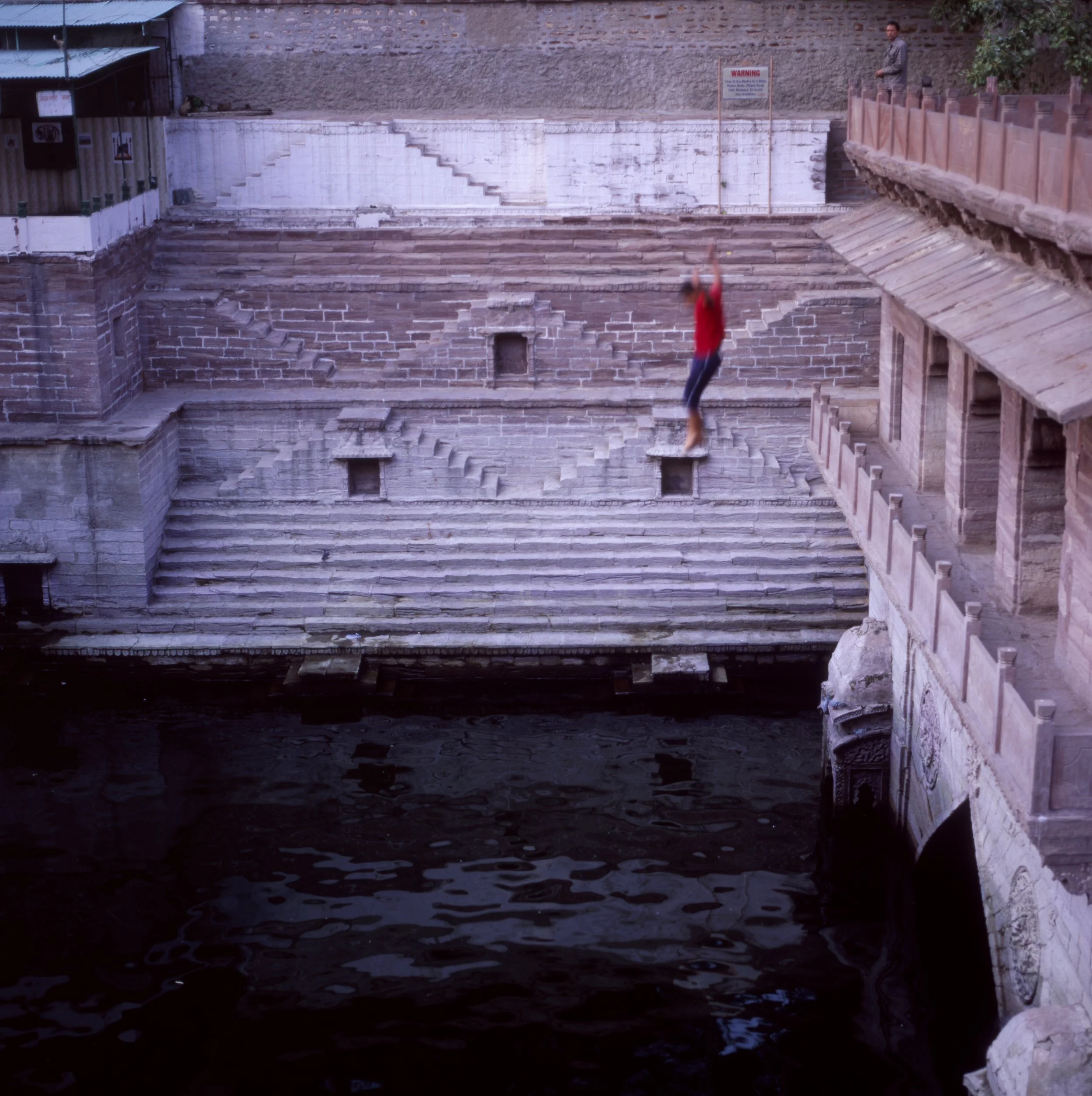 Stepwell Jumping, Jodhpur, Rajasthan, India
