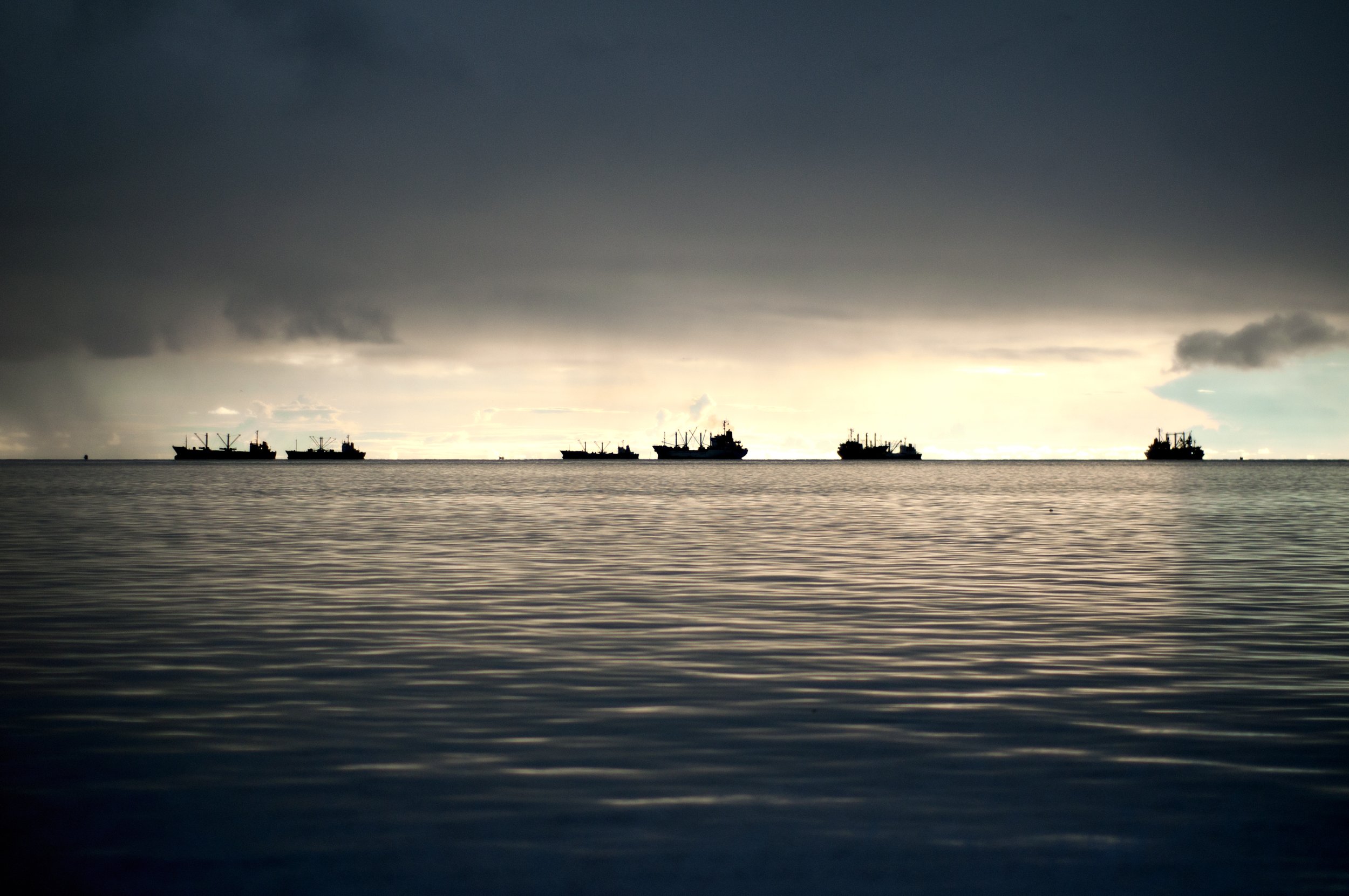 Fishing Fleet, Offshore Pohnpei, Federated States of Micronesia