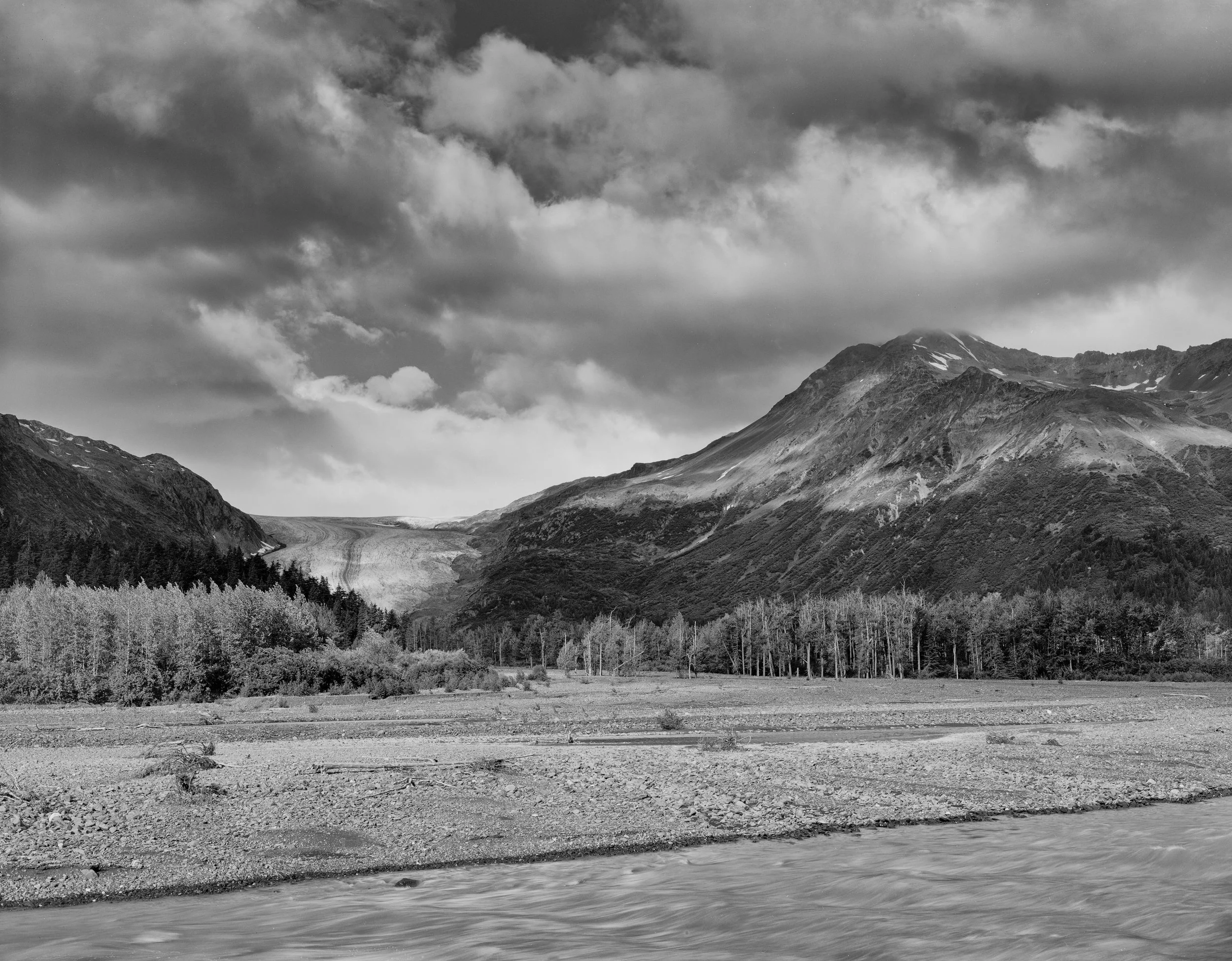 Exit Glacier, Kenai Peninsula Borough, Alaska — 8x10 Film