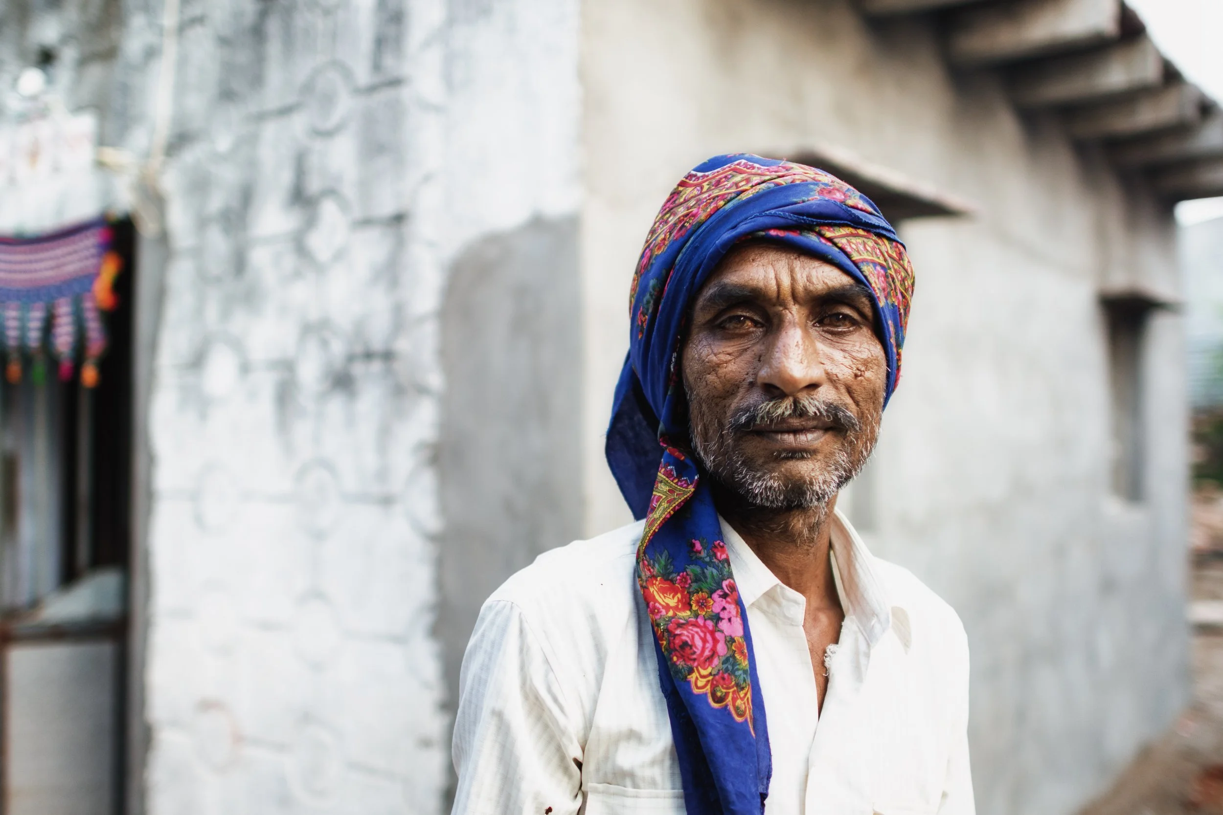 Local man at Vadgam, Gujarat, India