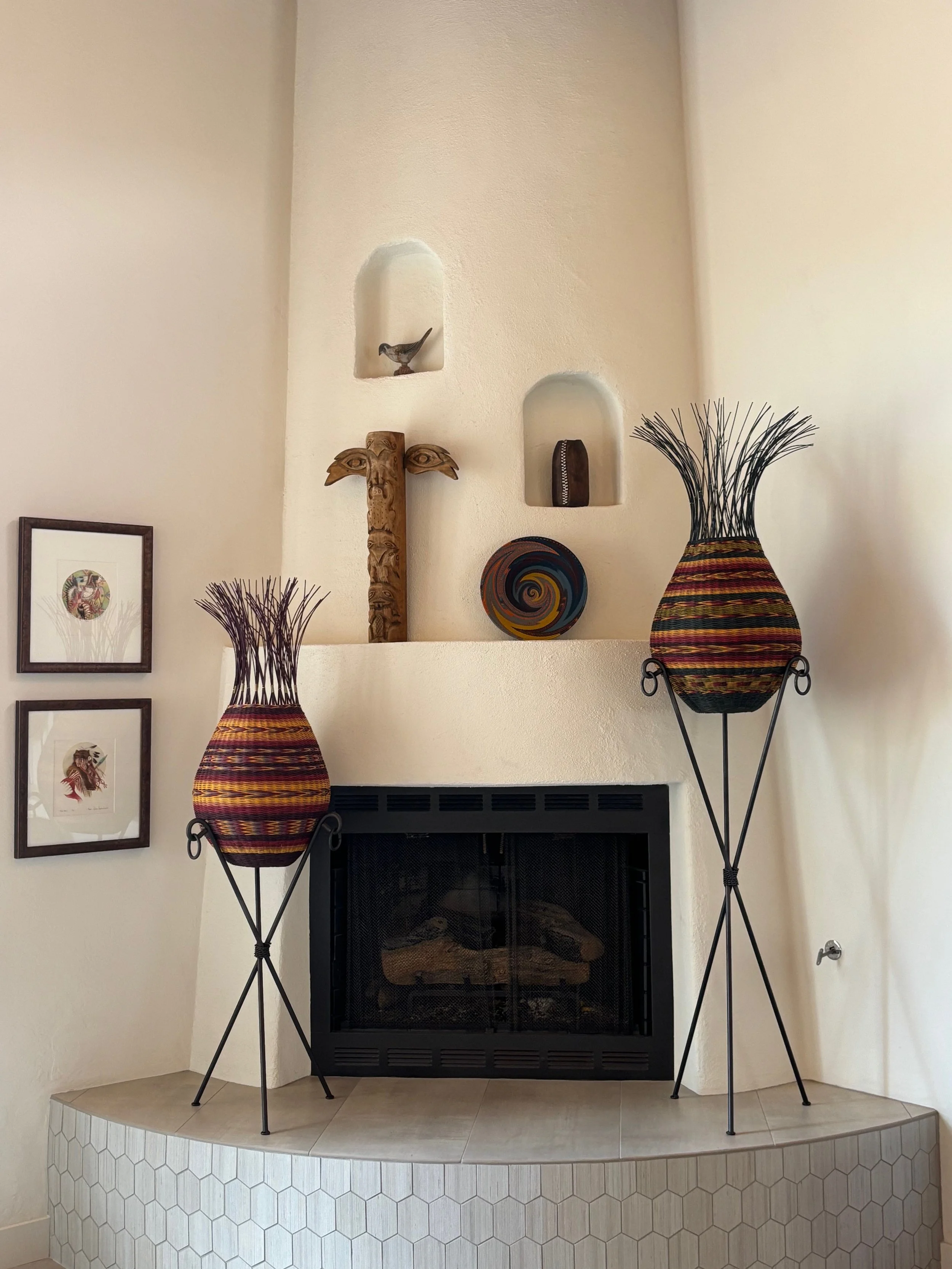 NEW WORK Woven vessels